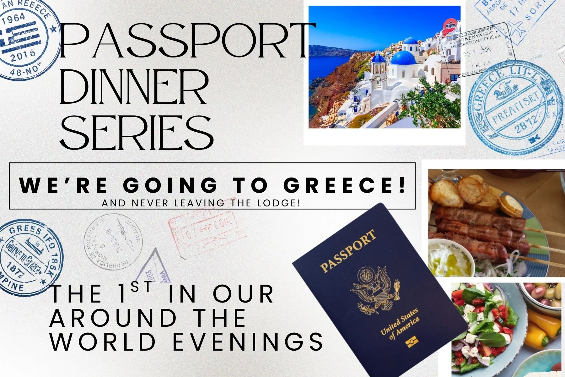 The First Evening of our Passport Dinner Series