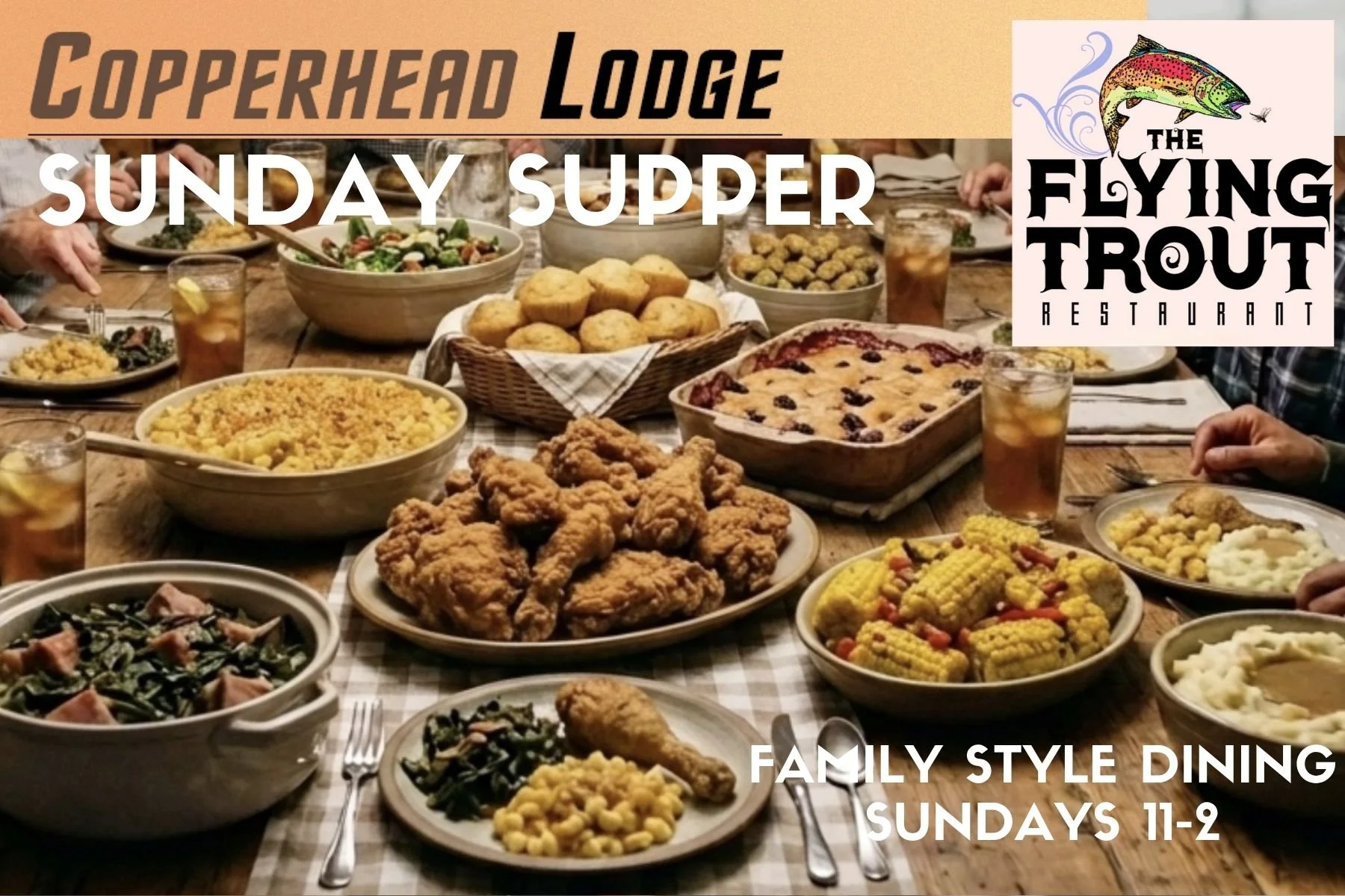 Sunday Supper - Family Style Dining The Way it Used to Be