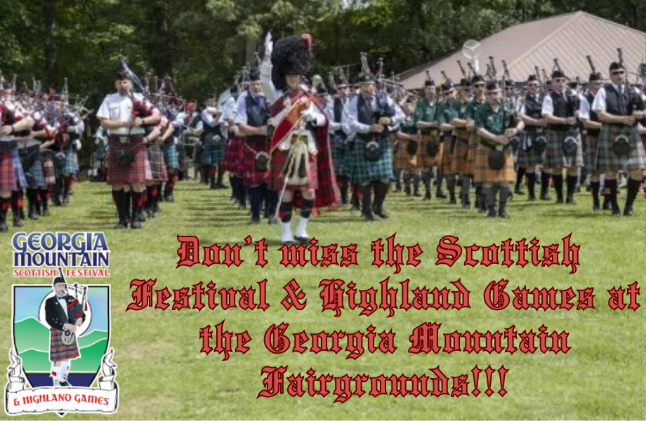 Scottish Festival & Highland Games Returns to The North Georgia Mountains!