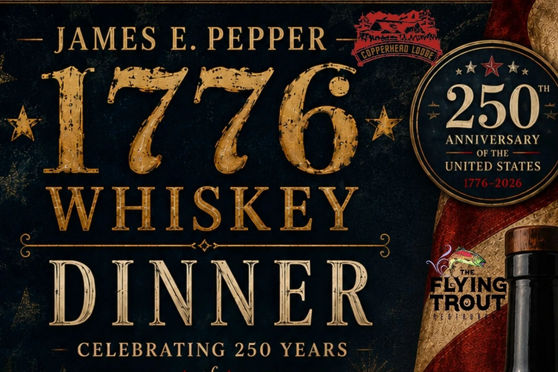 A Legendary Whiskey Pairing Dinner - Featuring James E Pepper!!