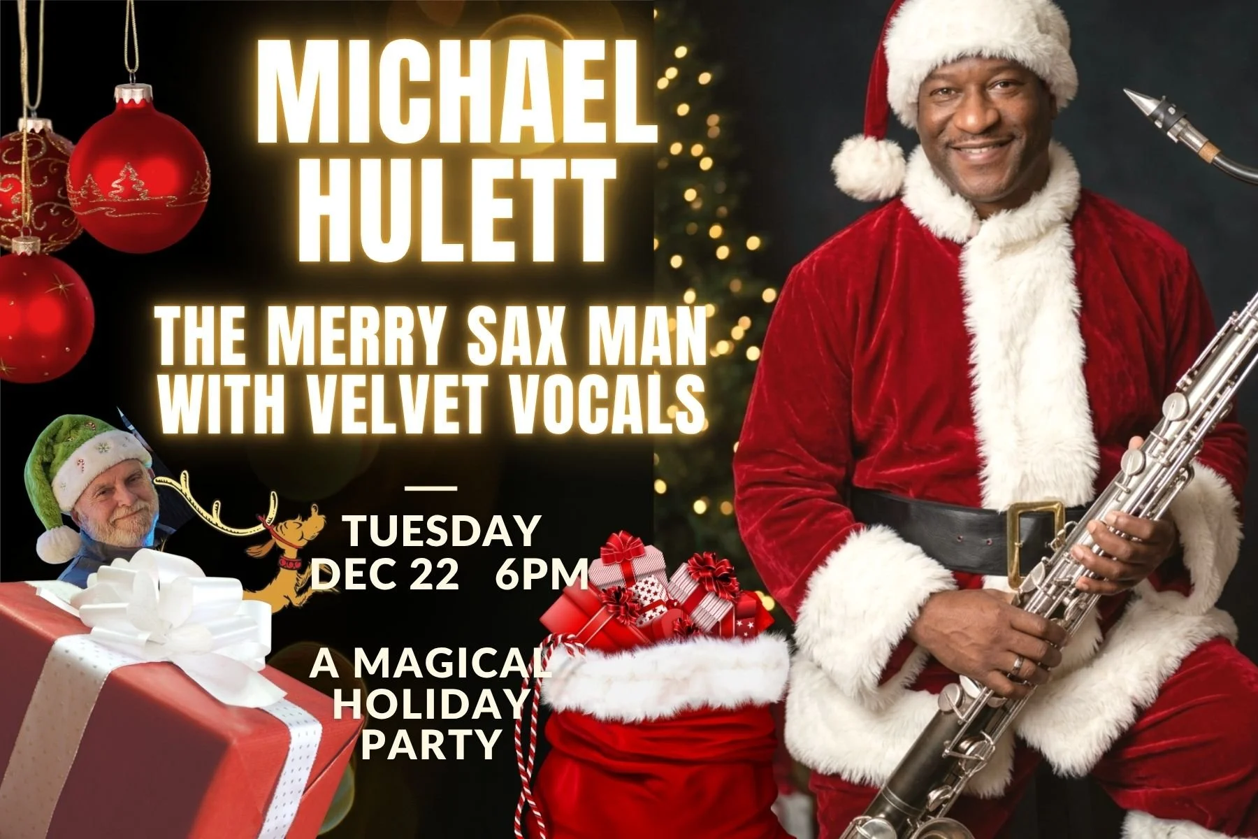 The Sax Man's Seasonal Serenade