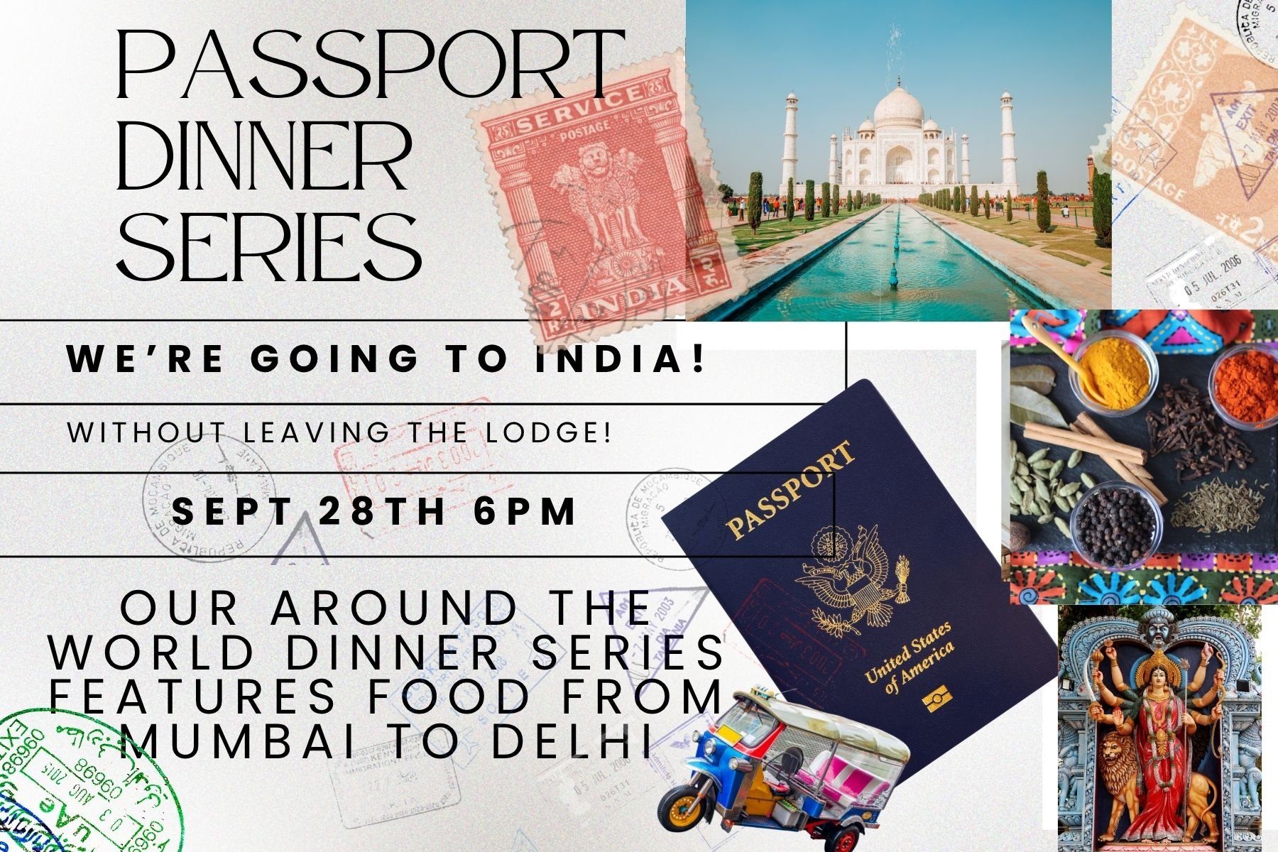 A Passage to India - Our Passport Dinner Series Continues