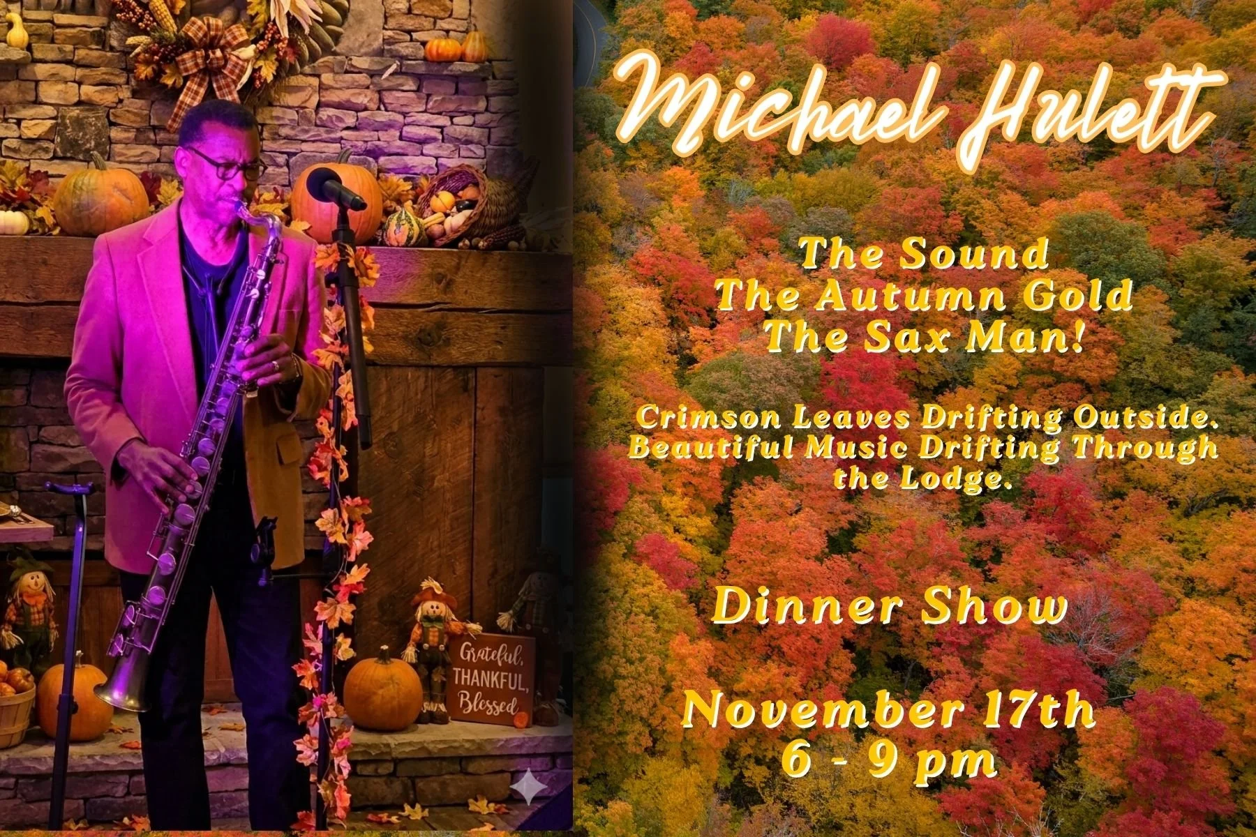 Michael Hulett Returns! 2 Nights, 2 Different Shows, 1 Unforgetable Talent! 