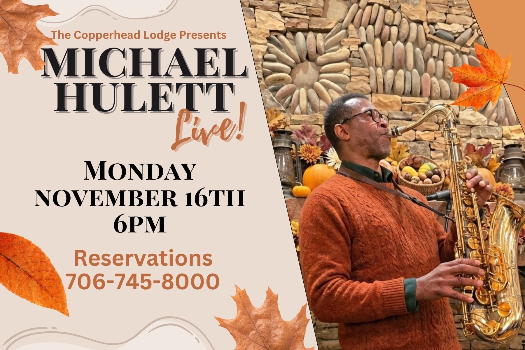 Michael Hulett Returns! 2 Nights, 2 Different Shows, 1 Unforgetable Talent!