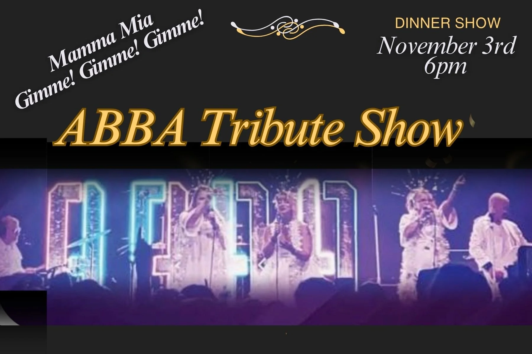 Mama Mia! Here We Go Again! Abba Tribute Band Neon Queen At The Lodge!
