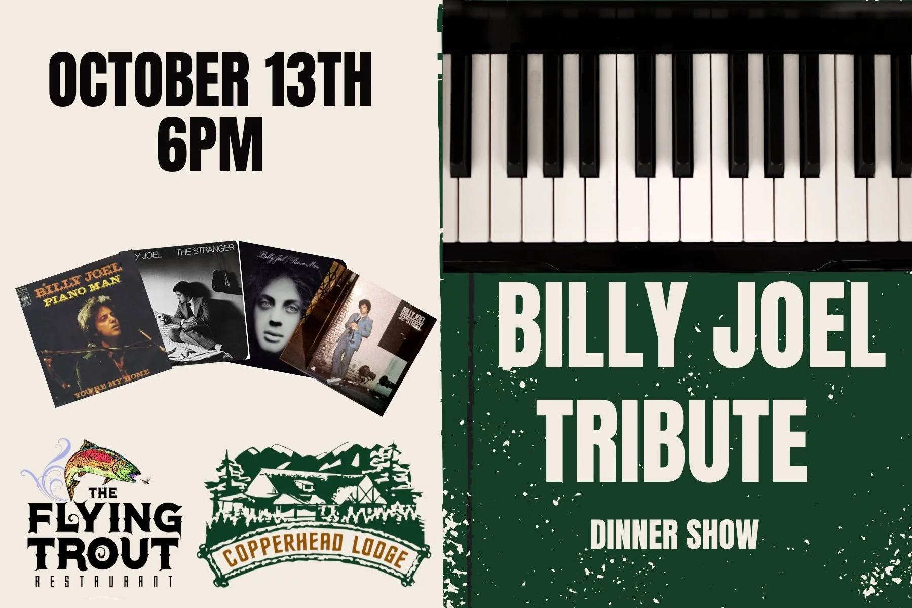 The Piano Man - Raw, Romantic, Unforgettable - Billy Joel Tribute at The Lodge