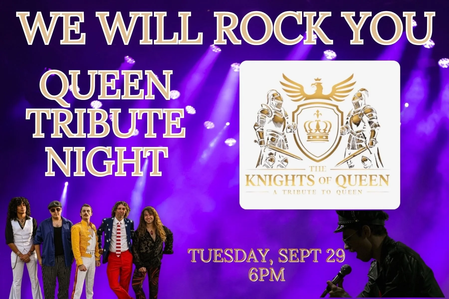 We Will ROCK YOU! Queen Tribute Night!
