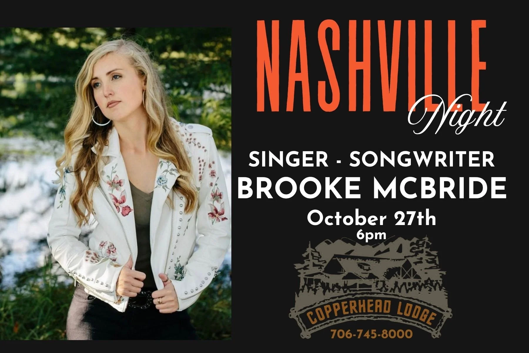 Nashville Singer Songwriter Night with Brooke McBride