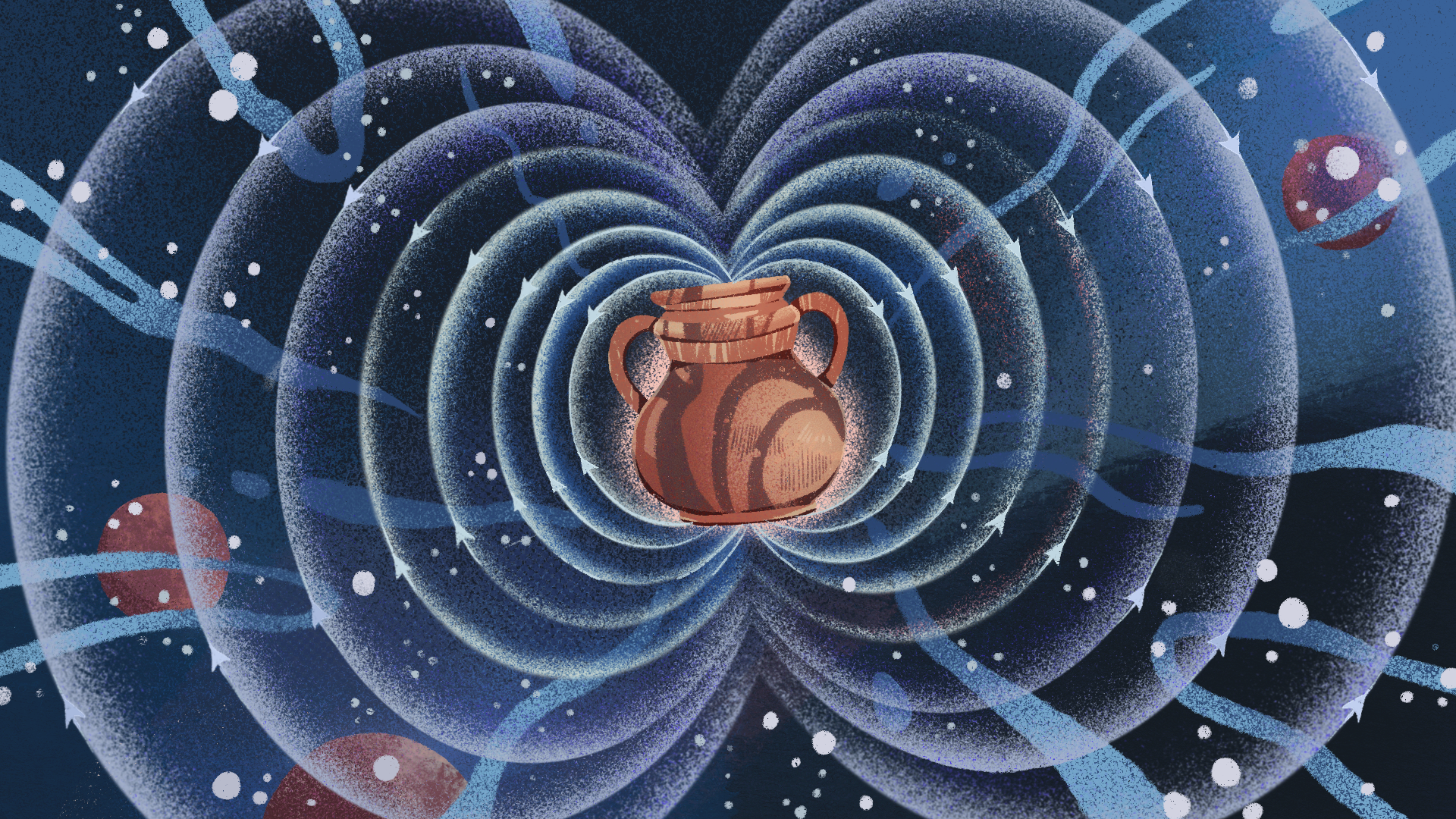 Magnetic Field Archaeology for Live Science. Art direction by Tia Ghose. 2025
