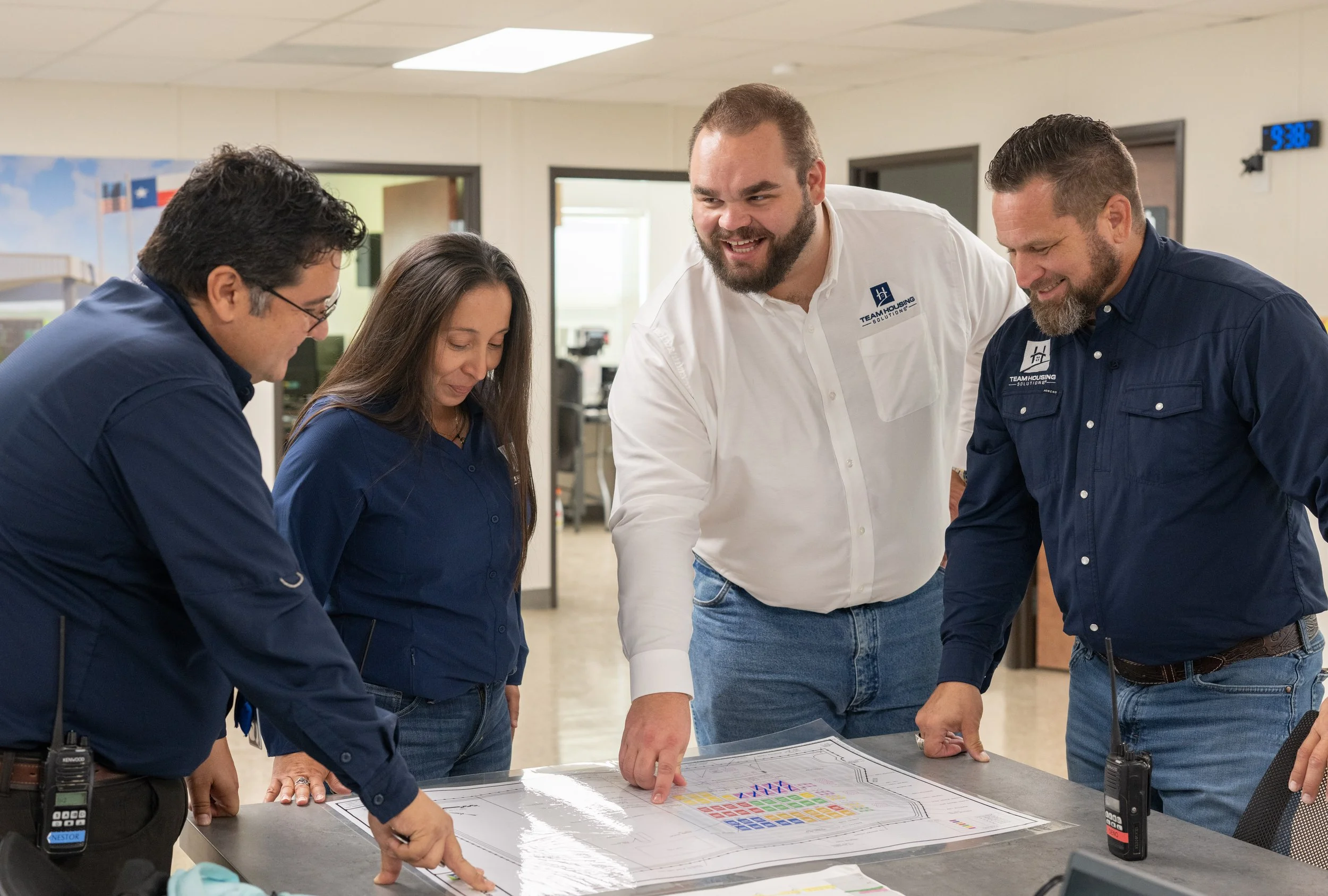 image of team members at Forward Operating Base Eagle who all but hospitality front of mind when helping clients no matter the situation. 