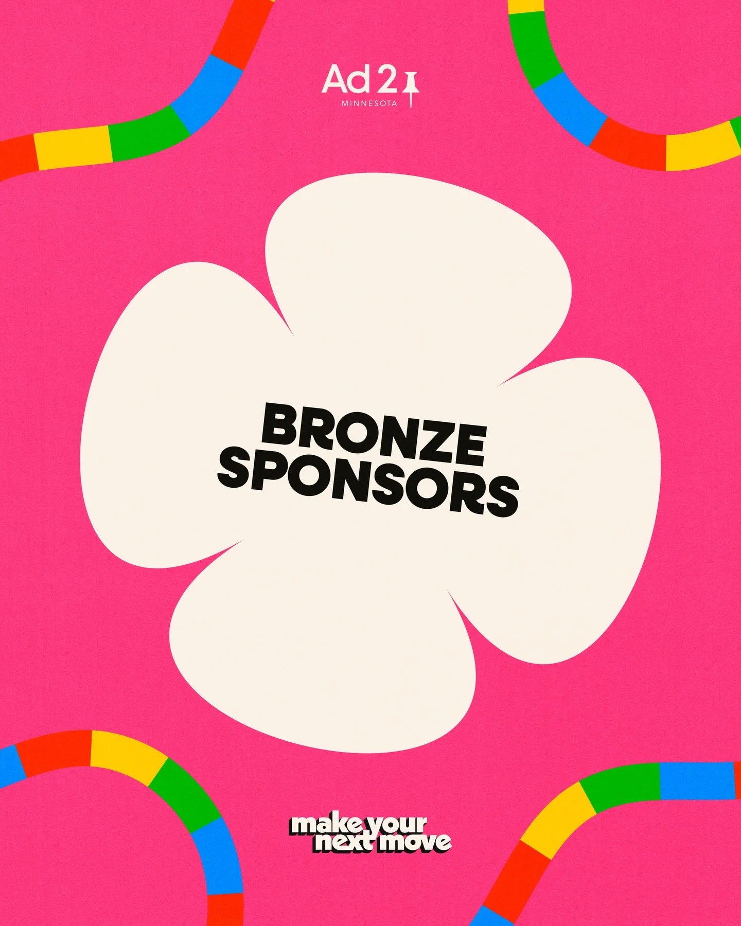 Thank you to our bronze sponsors who make SAS possible: Collective Measures, JT Mega, TheAgencyatMSP, BBDO, Nordeast Marketing Group, Broadhead, and Sixspeed. 🎉🫶 
Agency&rsquo;s support helps students kick start their career and prepares them to ma