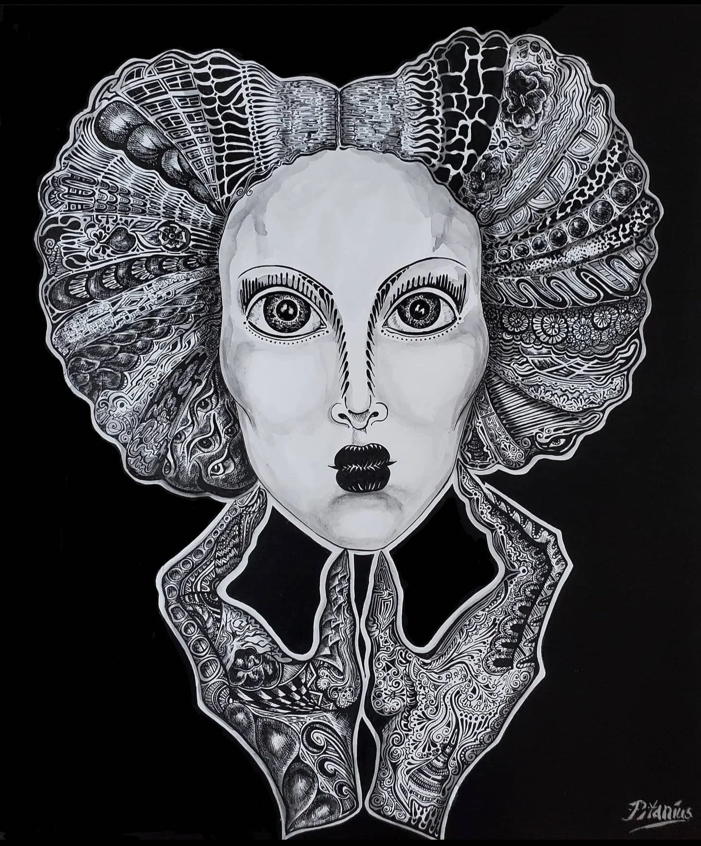 Paper Doll_ Ink On Paper_14 x 17 inch.jpg