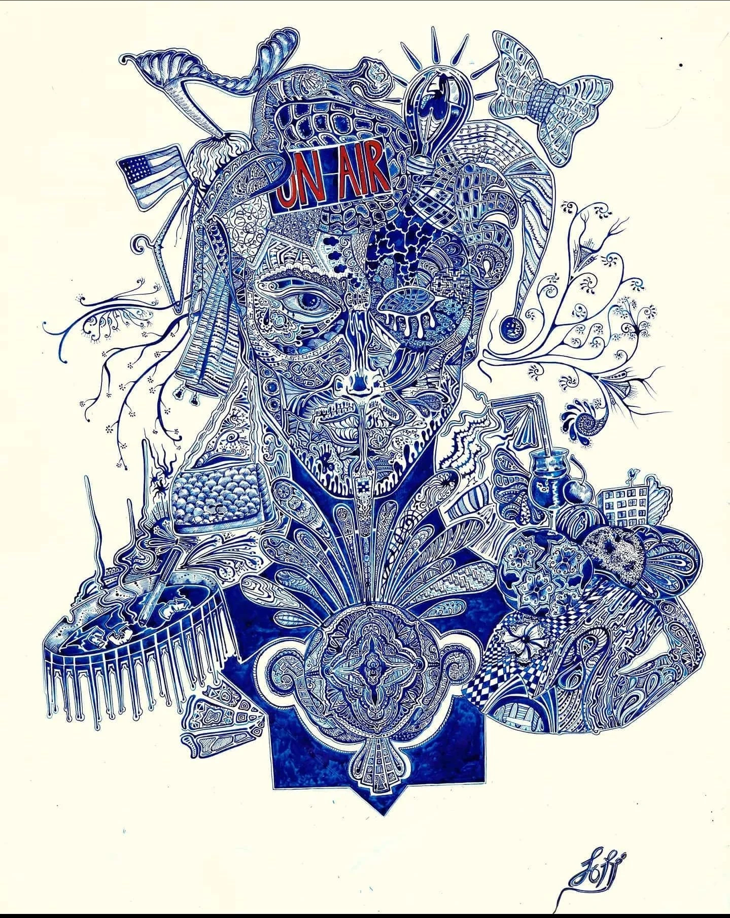 Pastel Sorrow_Ink On Paper_27 x 39 Inch.jpg