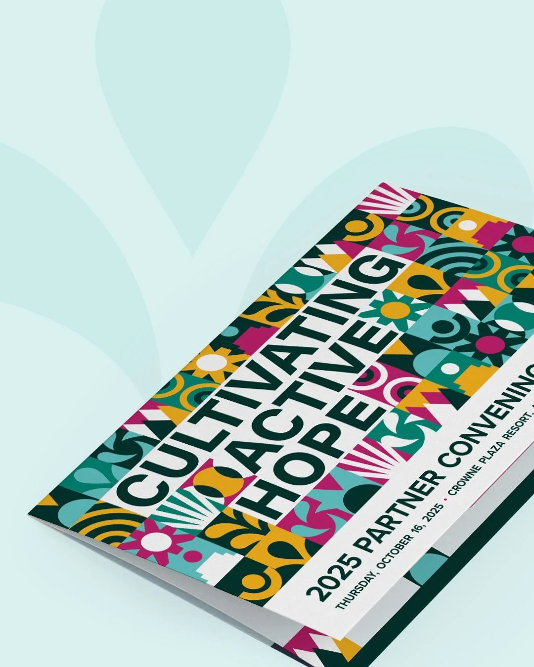 Loved working with @dogwoodwnc on the event graphics for their Annual Convening! After designing the visual theme for their annual report (“Cultivating Active Hope”), we carried it across their event materials.
This year’s theme is