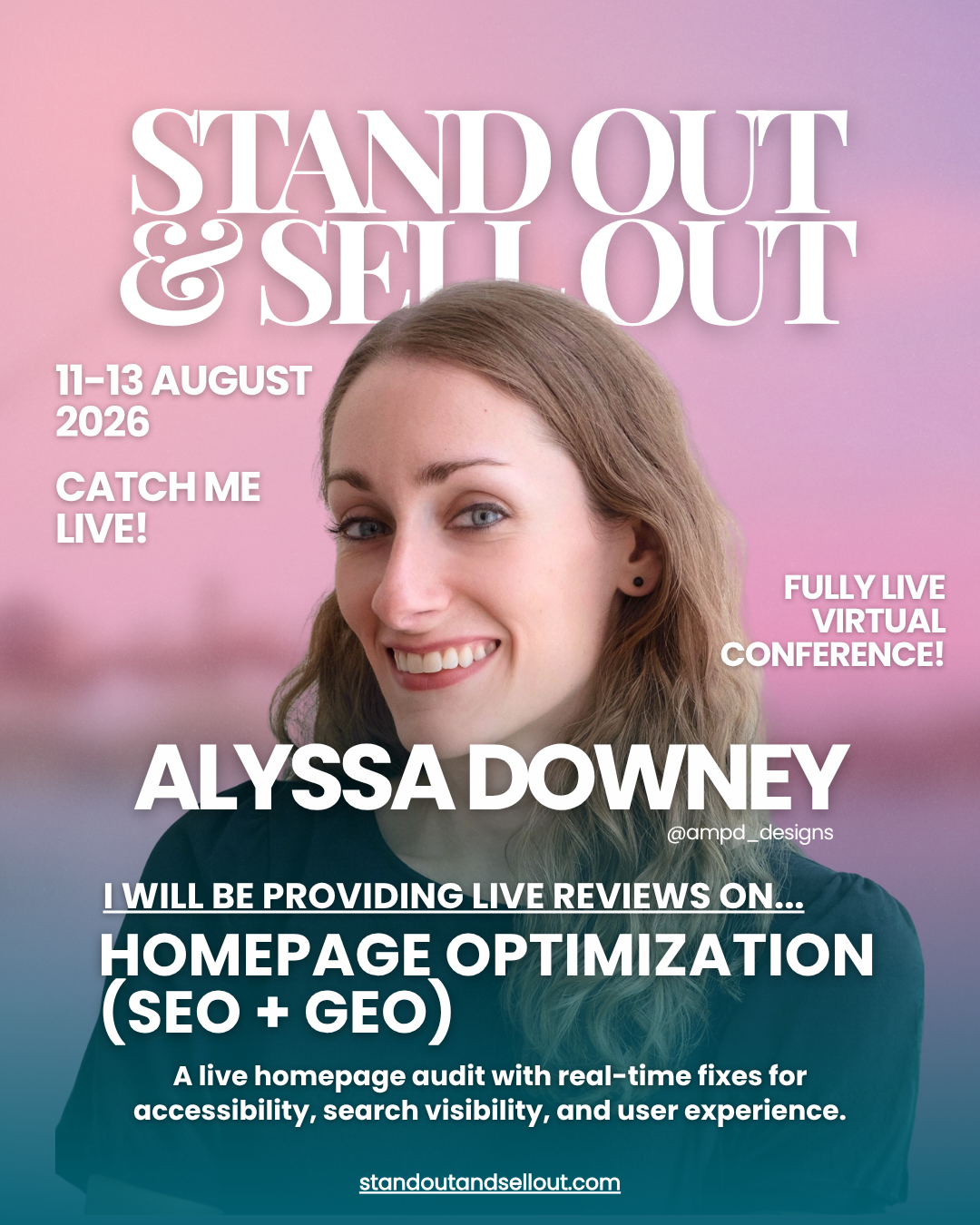 Stand Out &amp; Sell Out Summit – Live Website Homepage Reviews