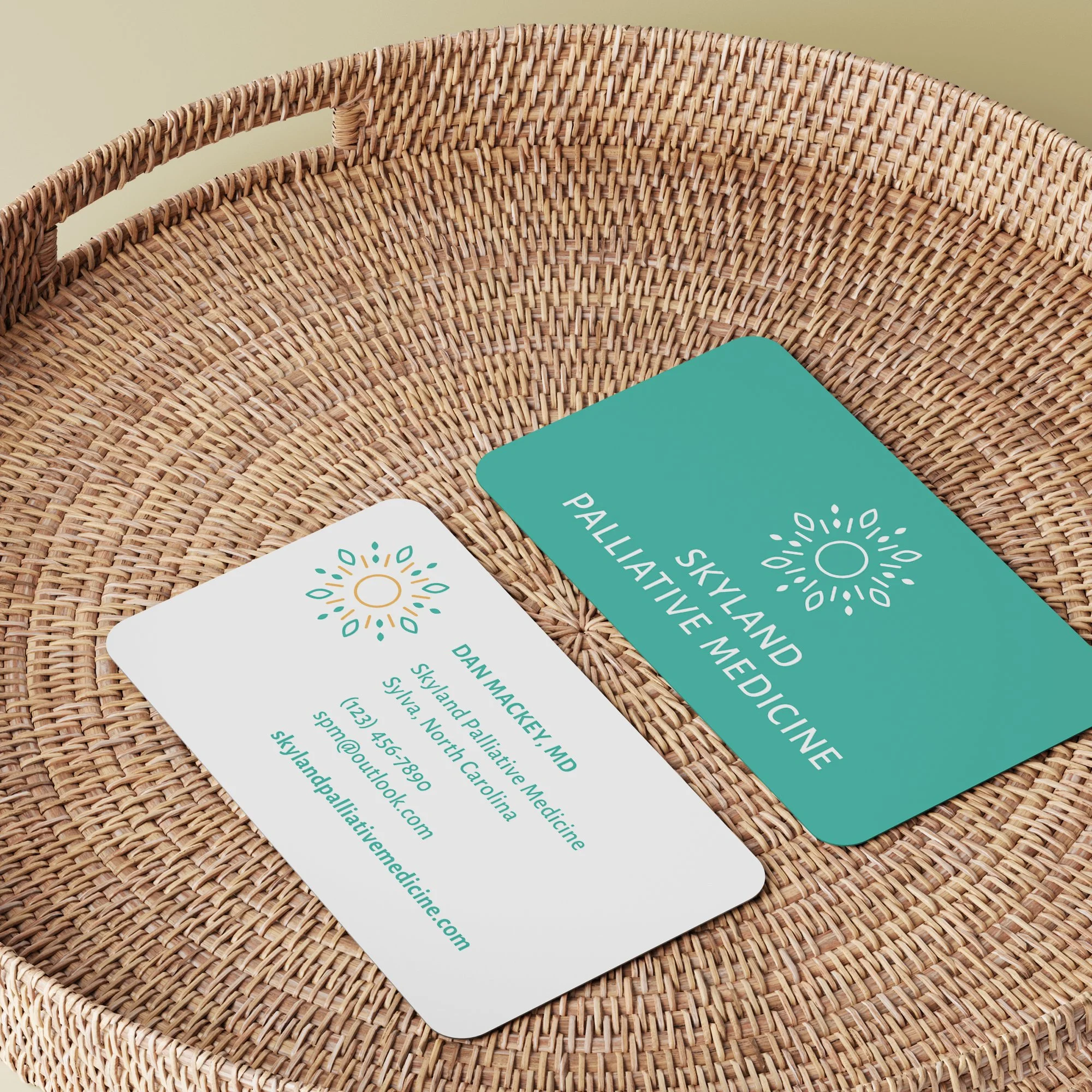 Skyland Palliative Medicine business cards