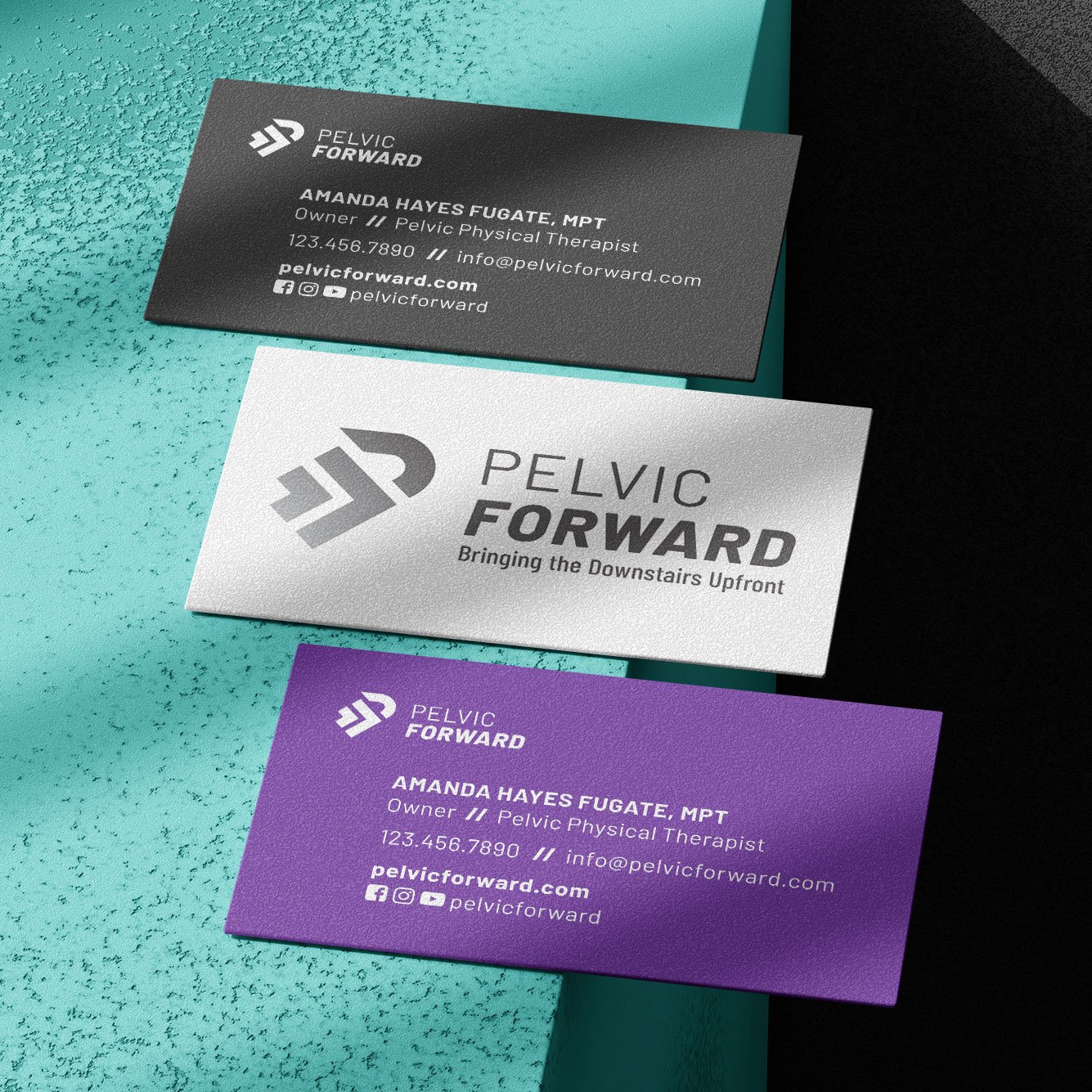 Pelvic Forward business cards