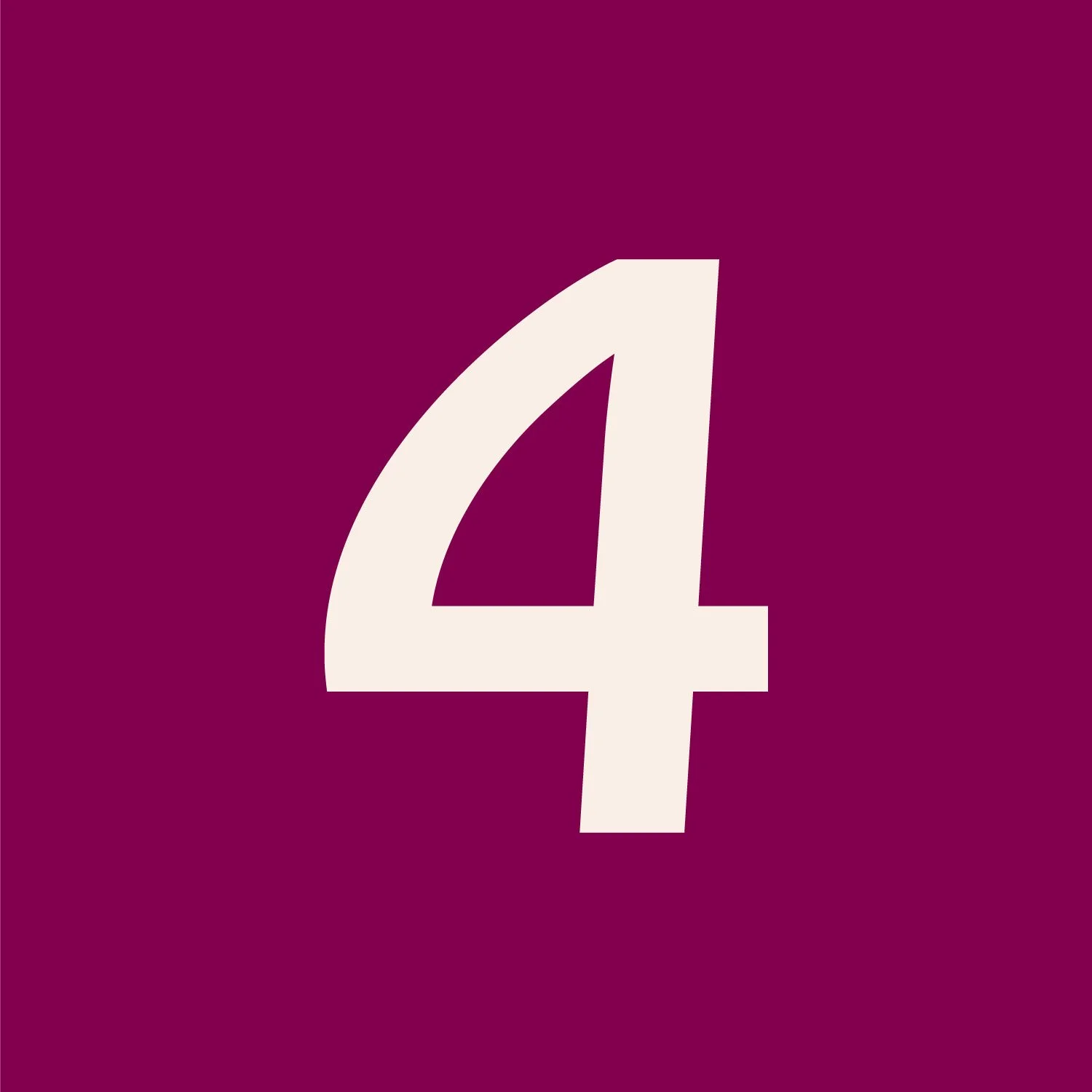 Number 4