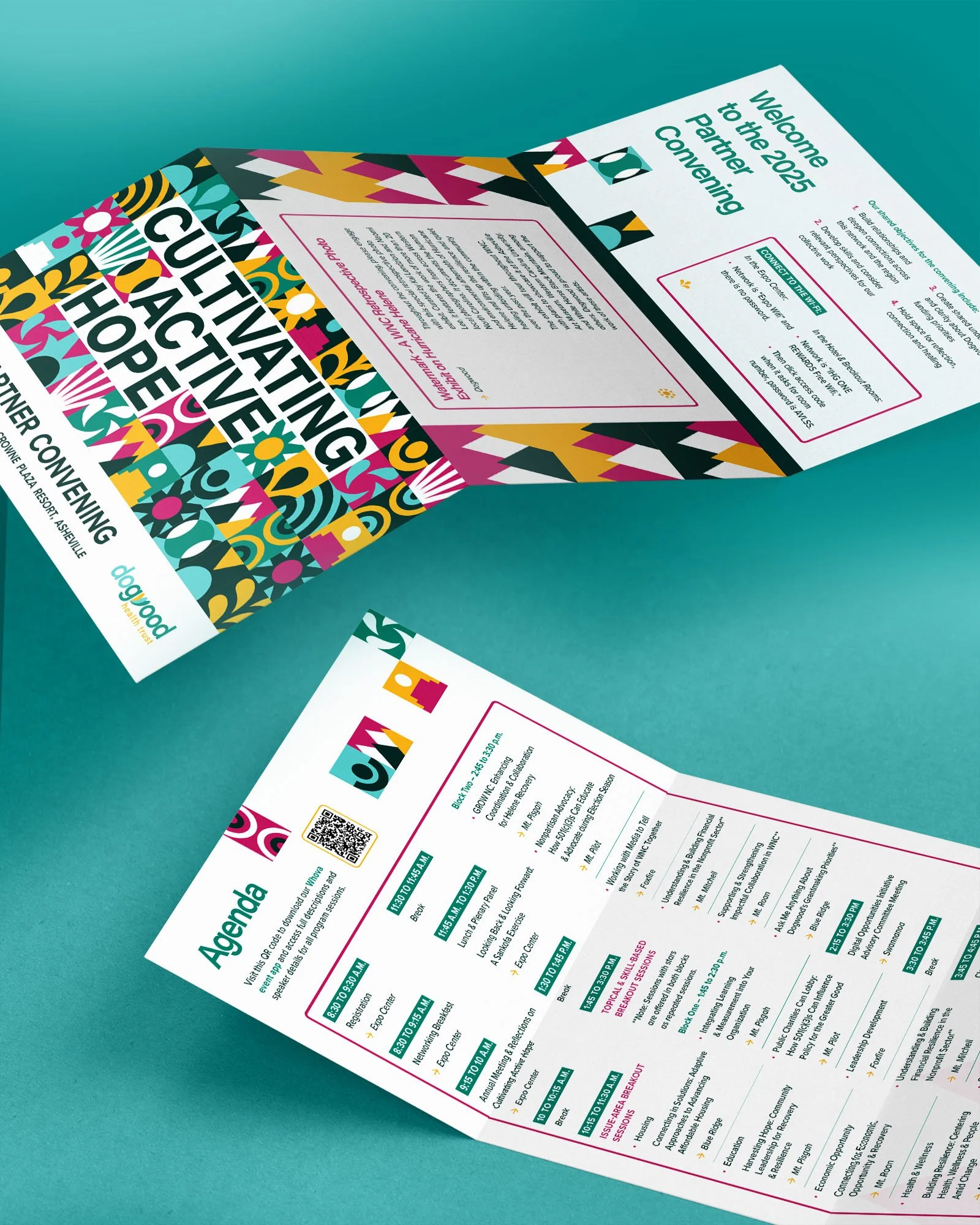 Annual convening event program design for Dogwood Health Trust in Asheville