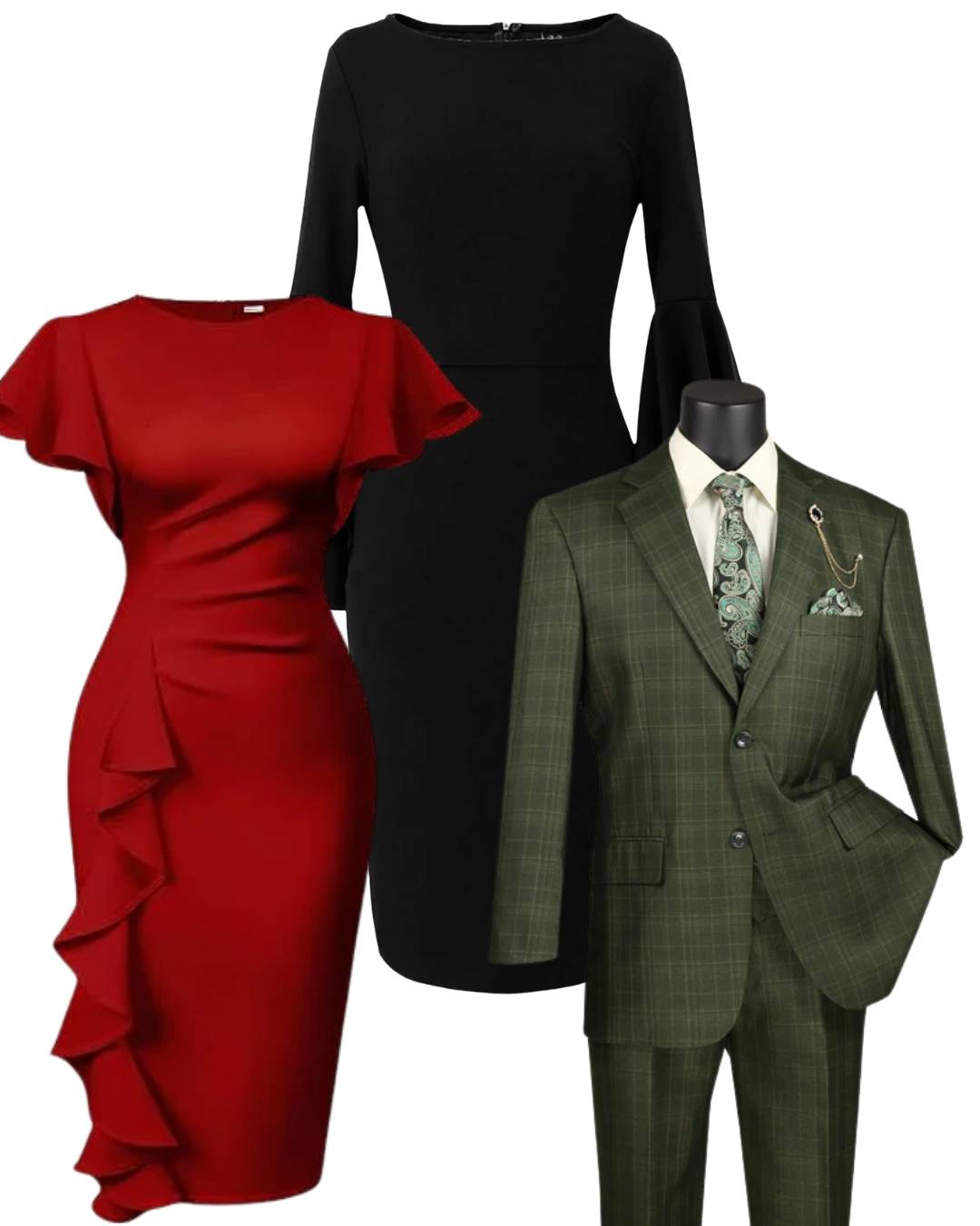 Wear red, black, and/or green 