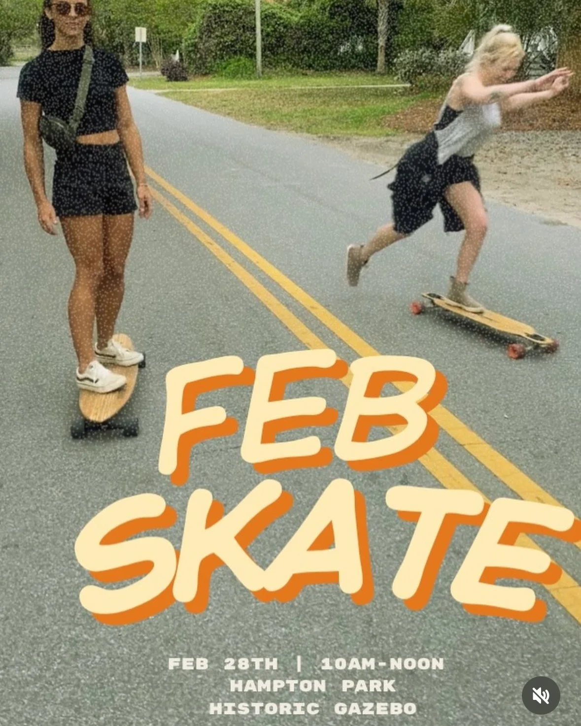 Shes on Edge Feb Skate