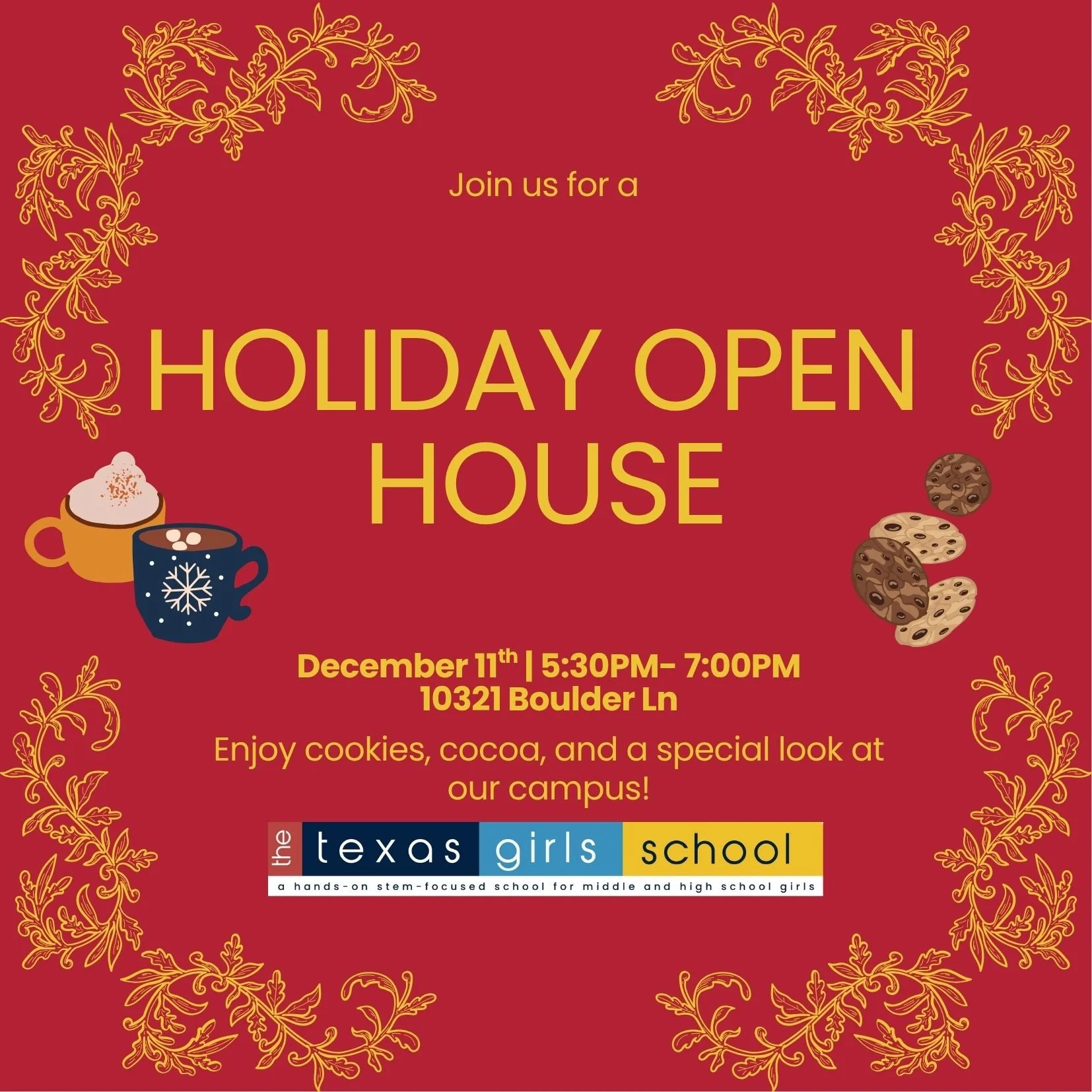 Holiday Open House for Prospective Families