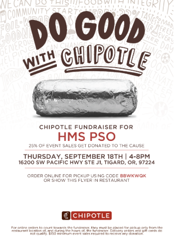 Chipotle Fundraiser