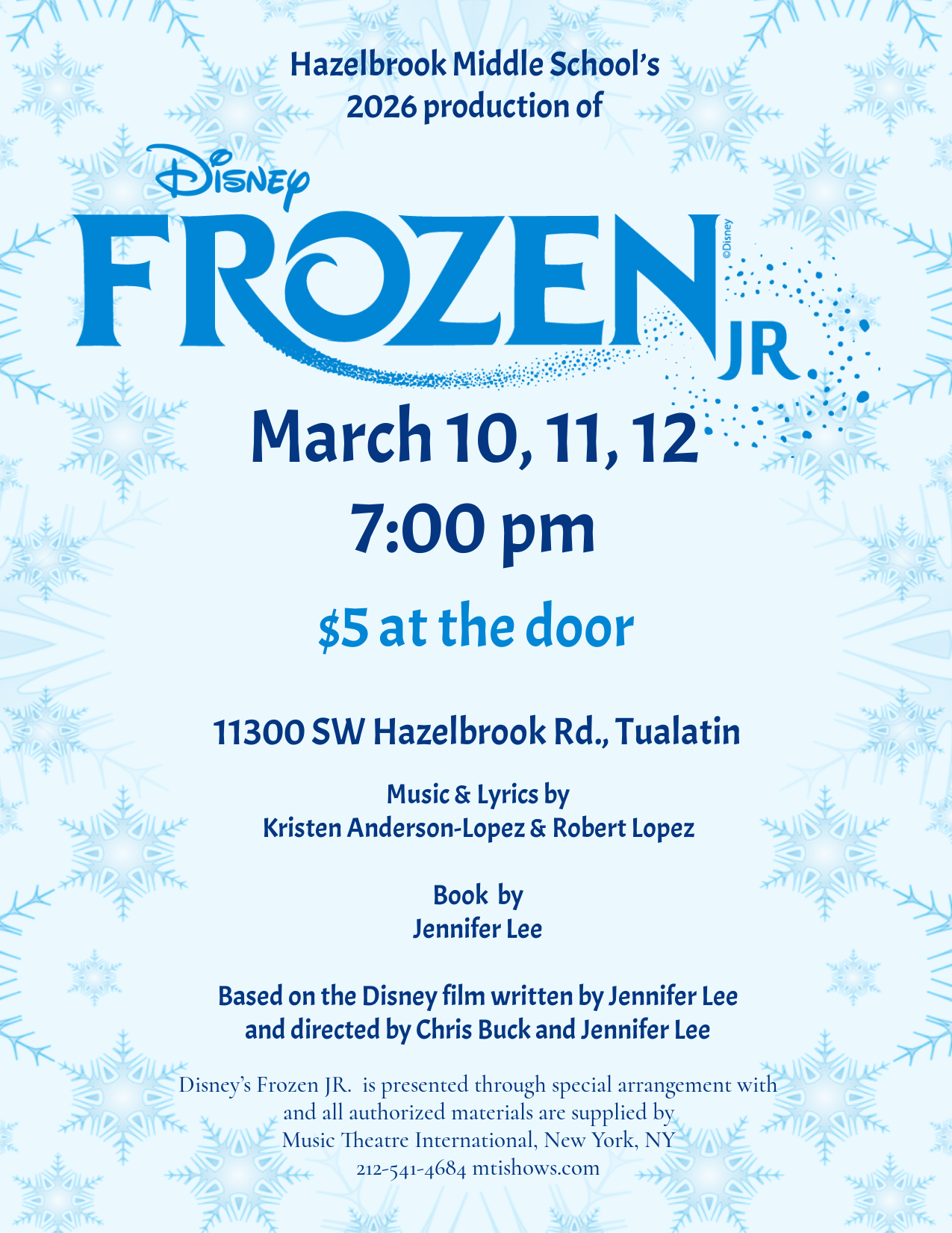 Frozen Jr. Musical