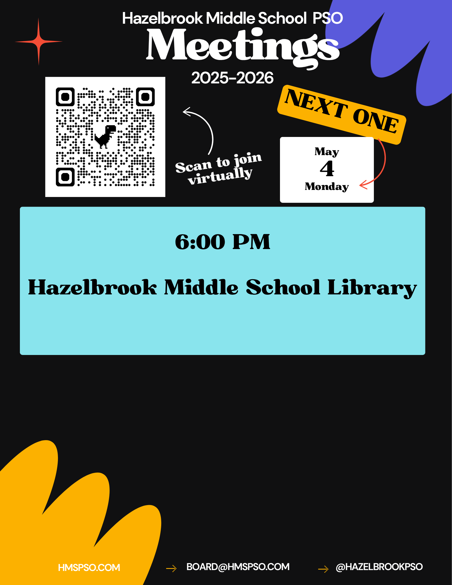 May PSO Meeting (last one!)