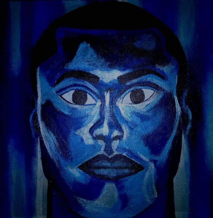 Ogum, 2022 / Acrílica sobre tela 20cm x 20cm