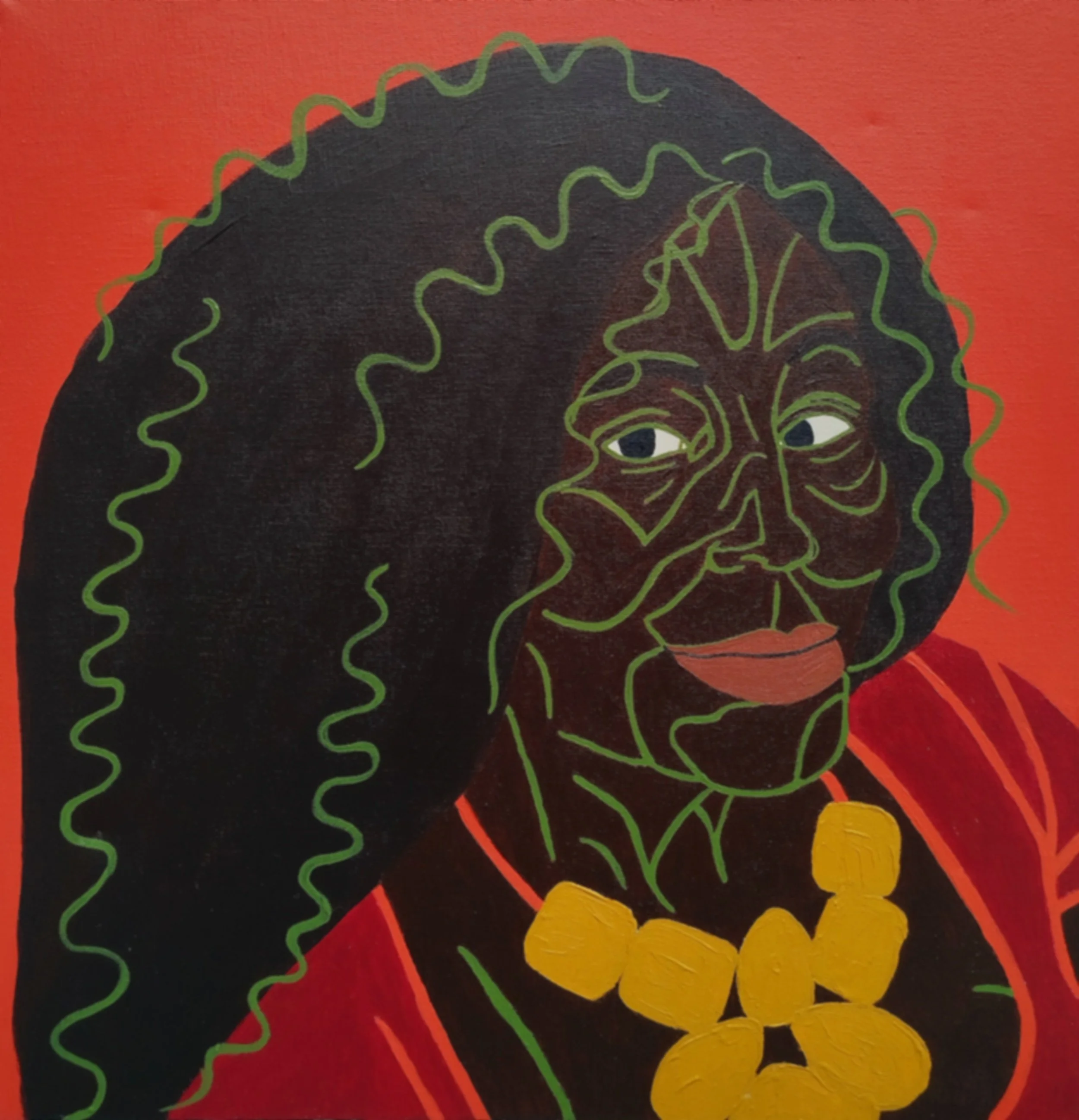 Neide Rodrigues, 2024 / Acrílica sobre tela 30cm x 30cm