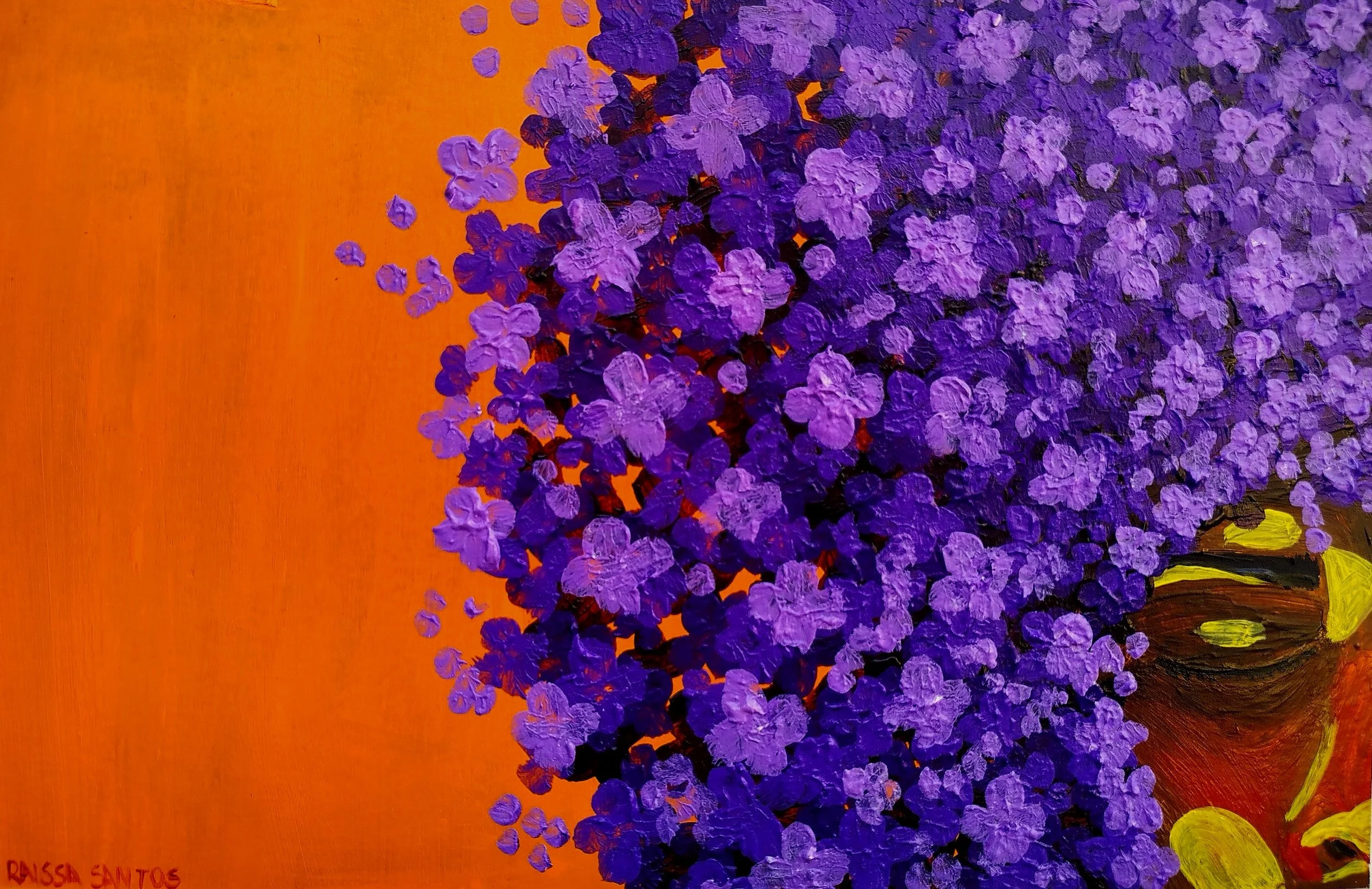 Florescendo, 2024 / Acrílica sobre papel A4