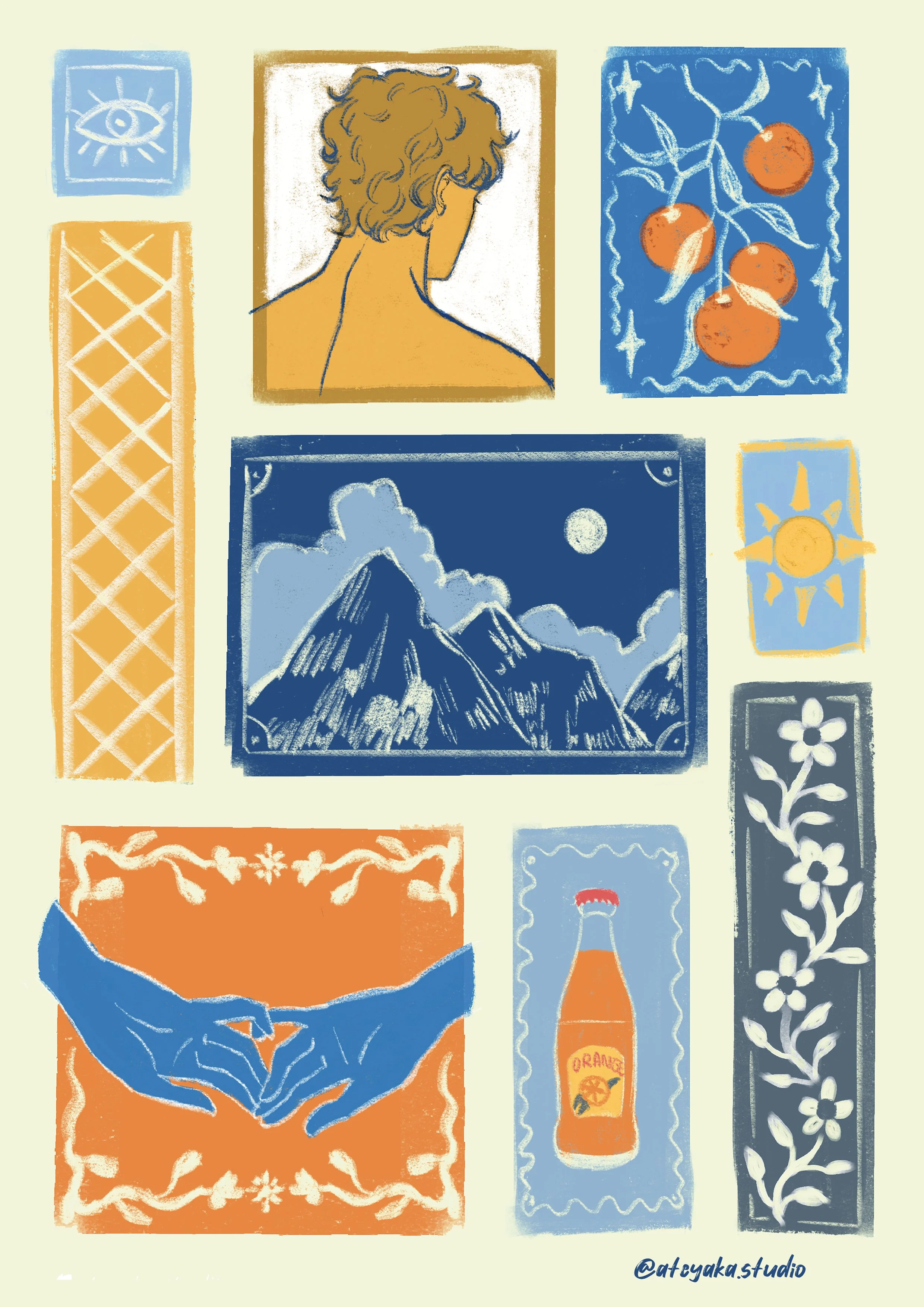 Sticker Sheet A6 "Summer Love"