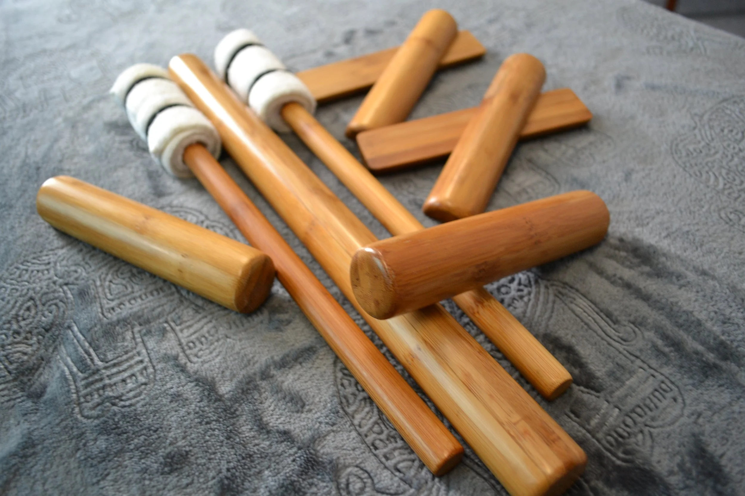 Hot Bamboo fusion massage sticks