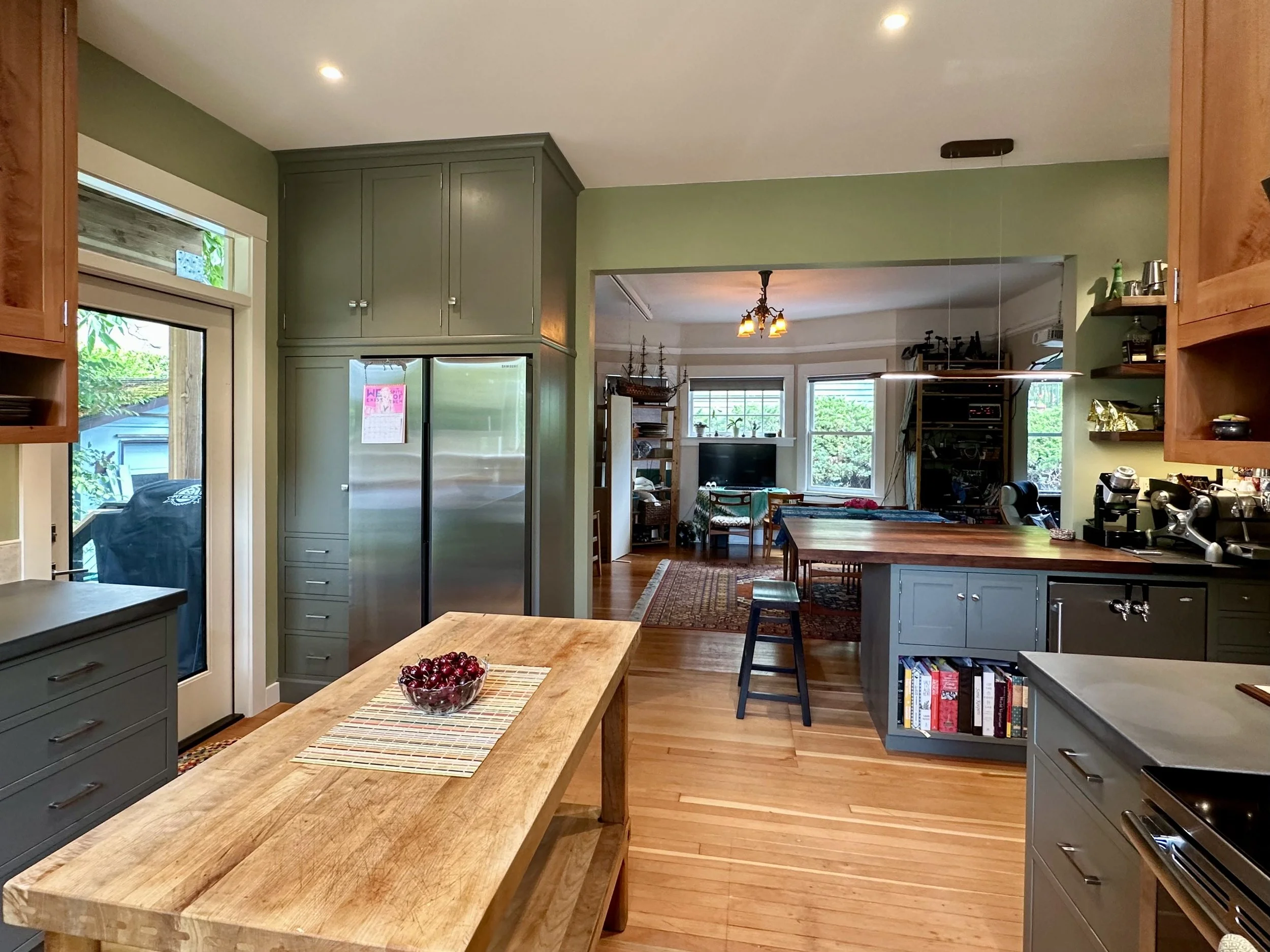Kitchen View to Island