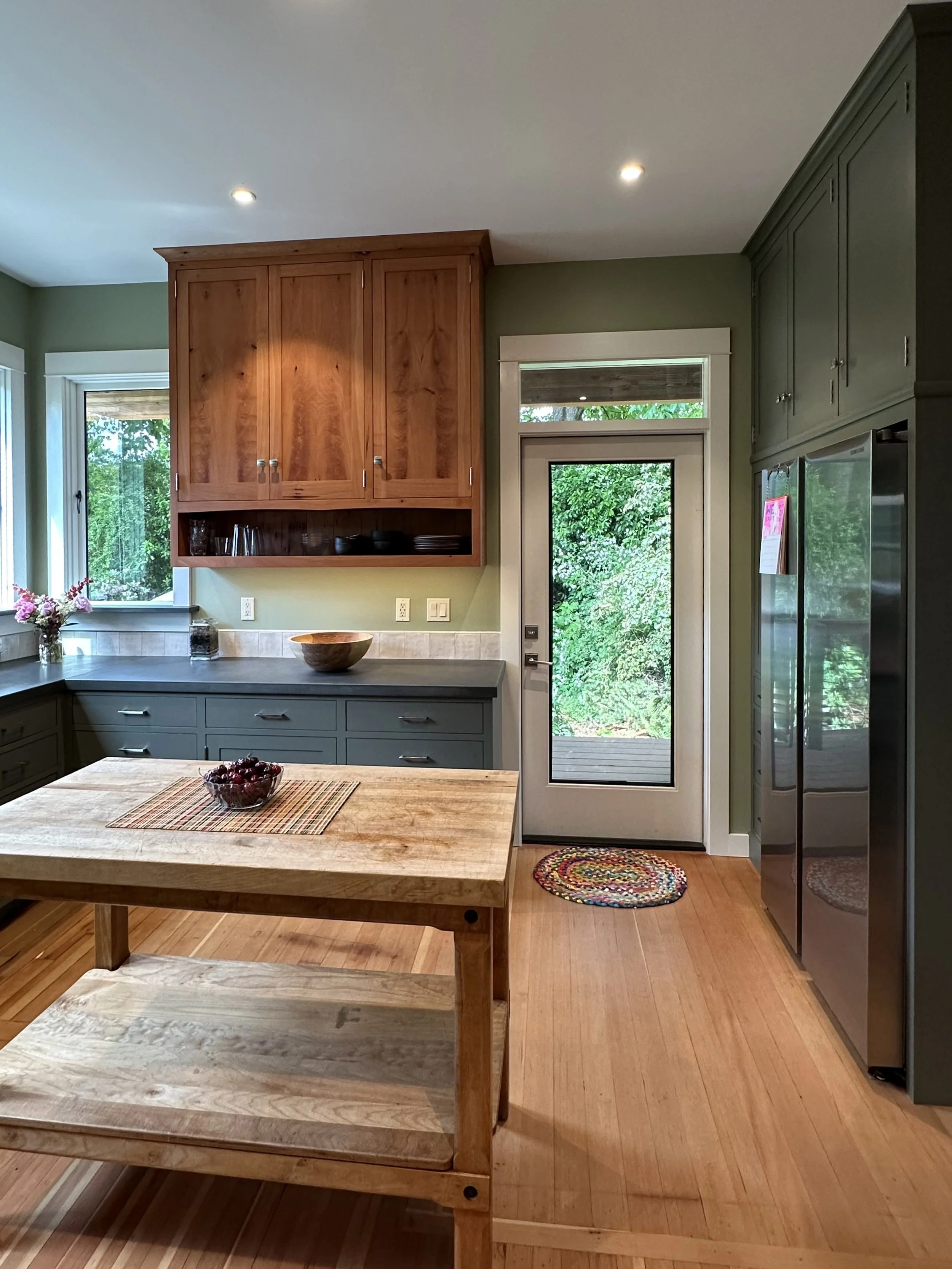 Kitchen View to Deck