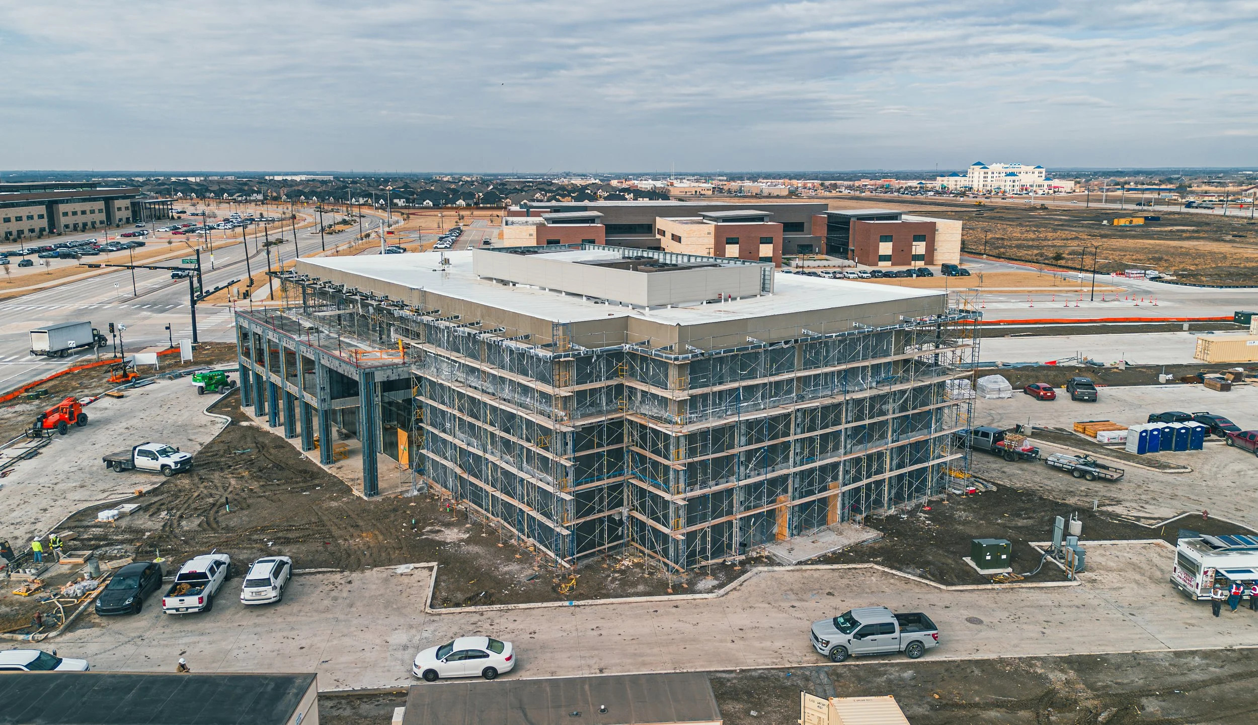 Construction Camera and Drone Work - Veritex Bank