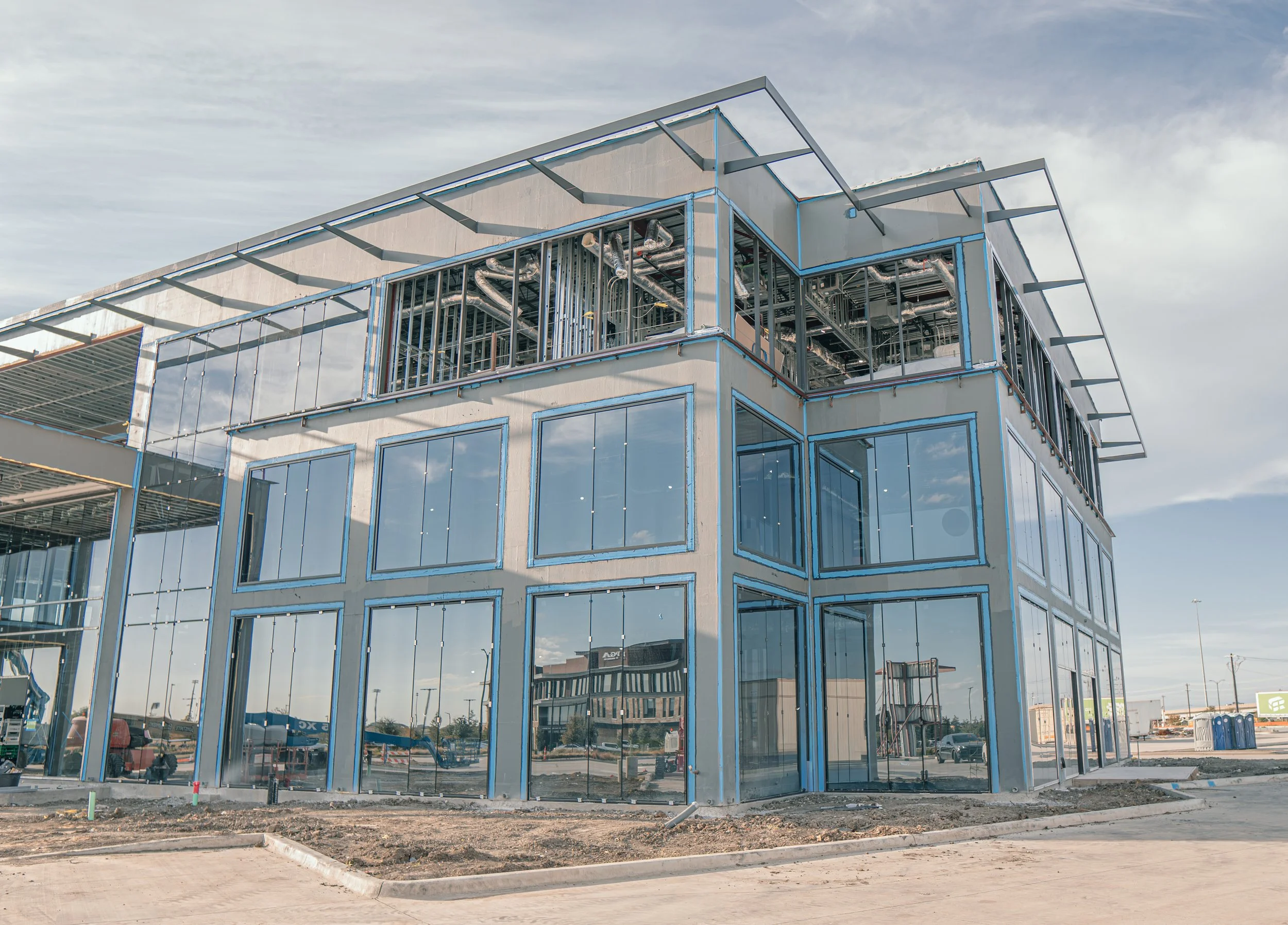 Construction Camera and Drone Work - Veritex Bank