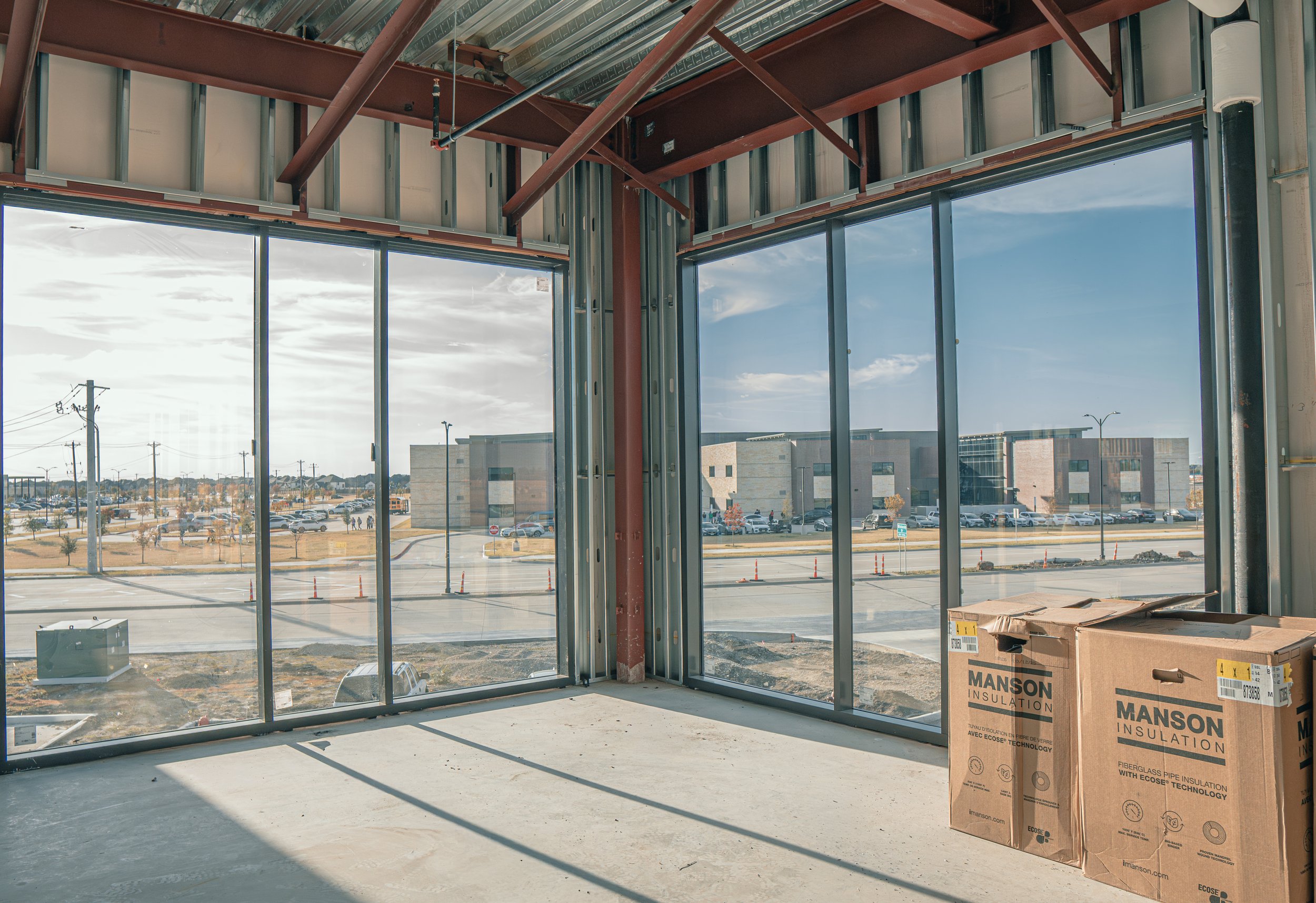 Construction Camera and Drone Work - Veritex Bank