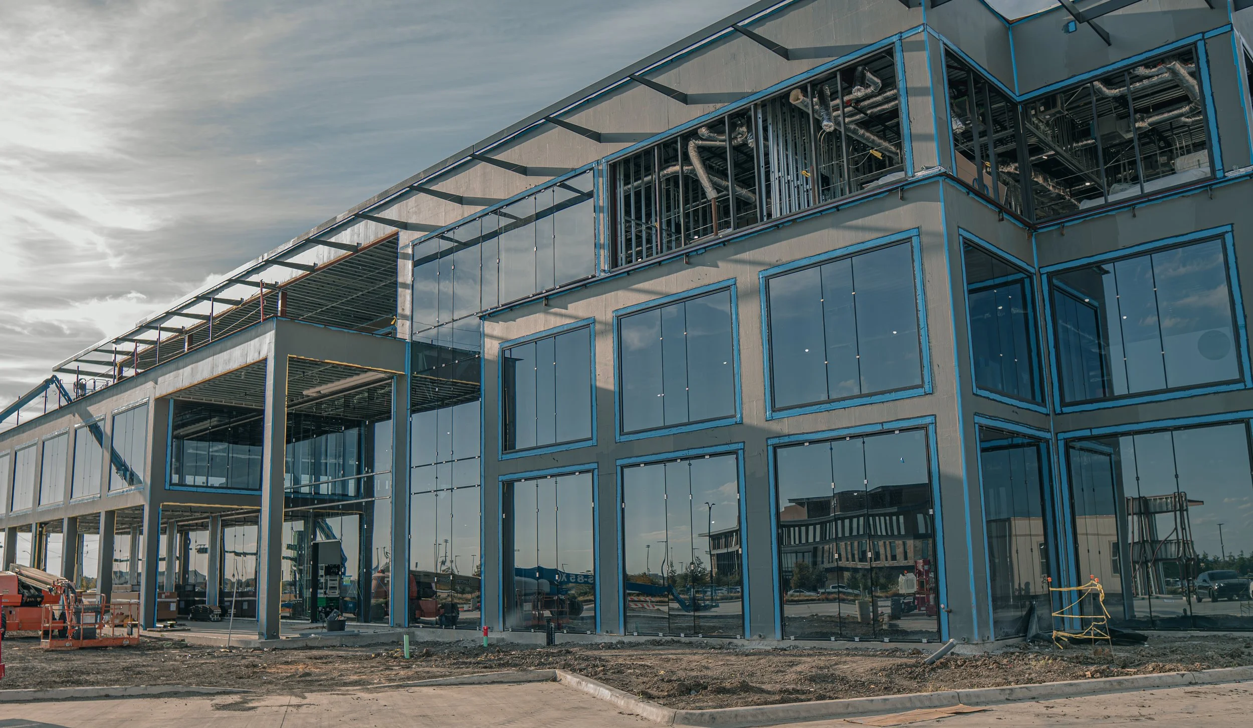 Construction Camera and Drone Work - Veritex Bank