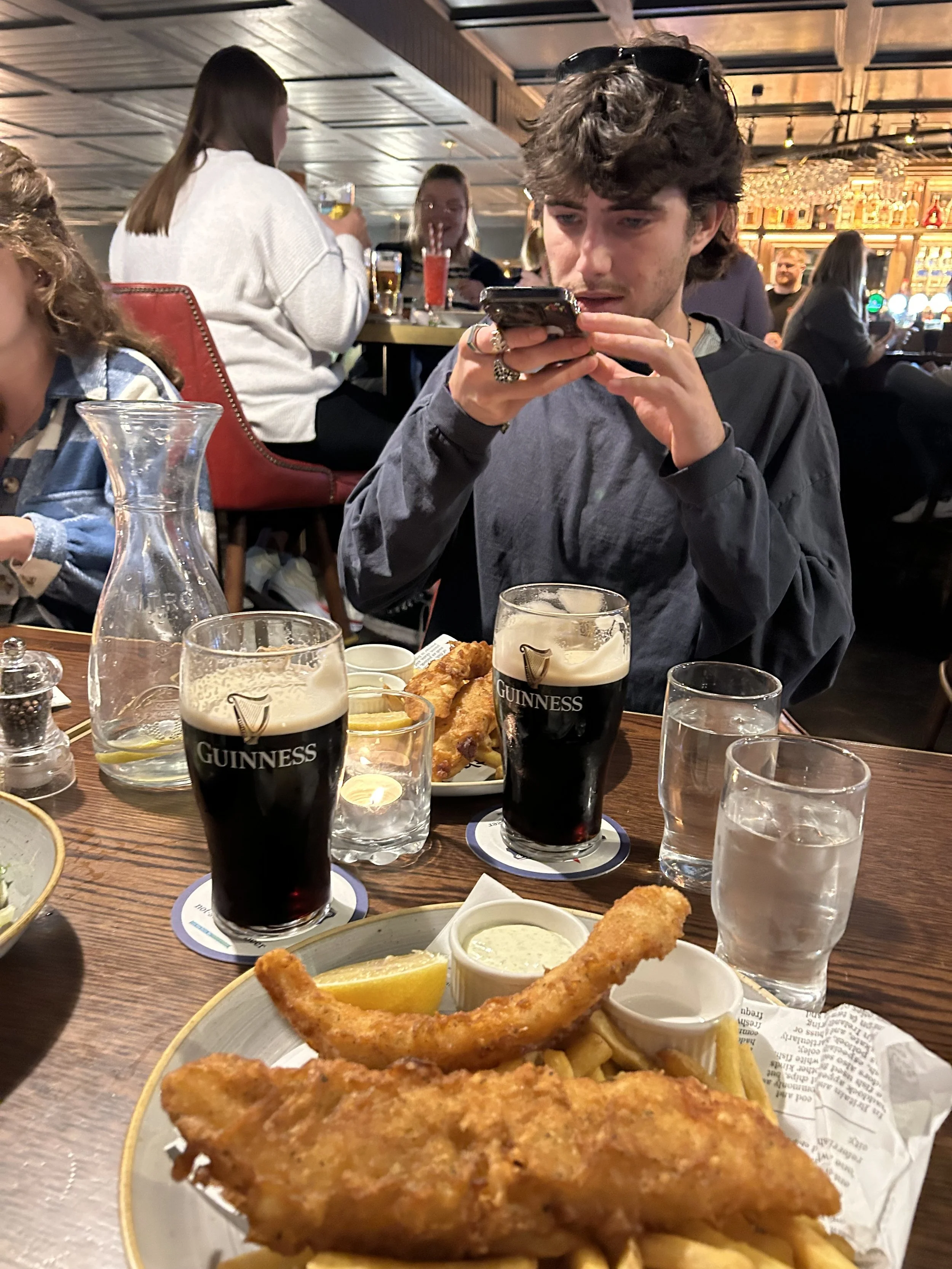 Dinner at Busker Brownes