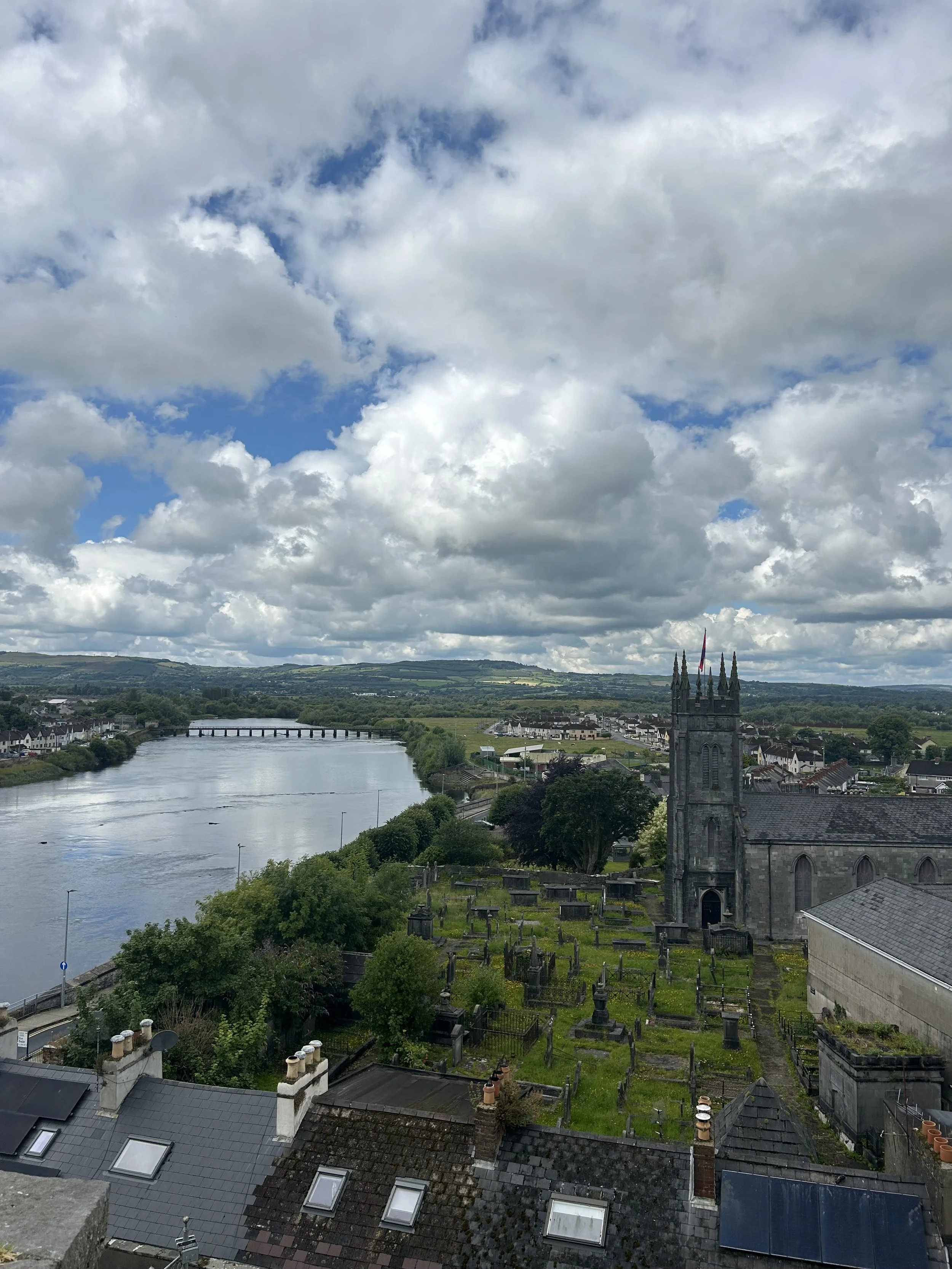 The view from King John's castle