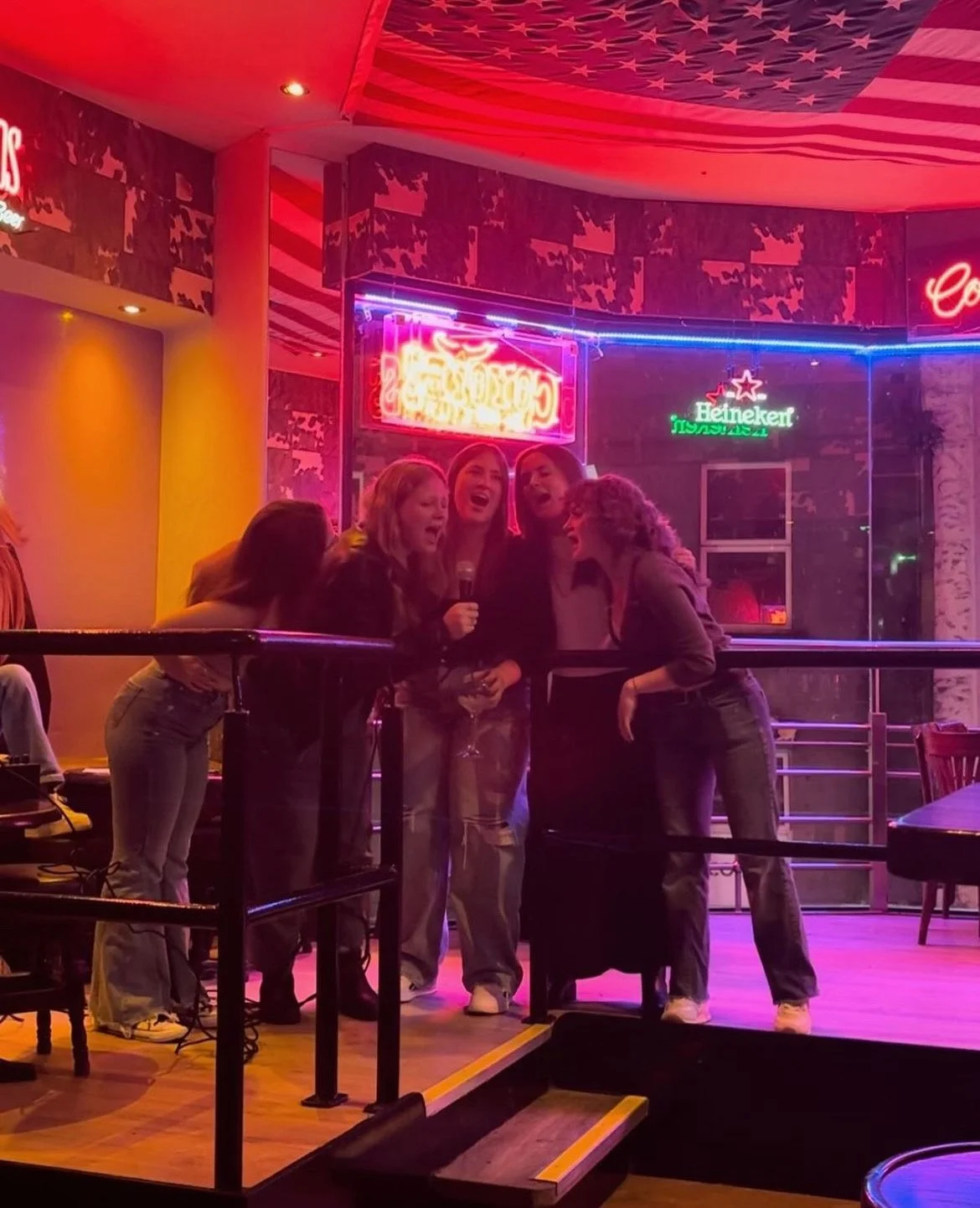 Karaoke night at Coyote's