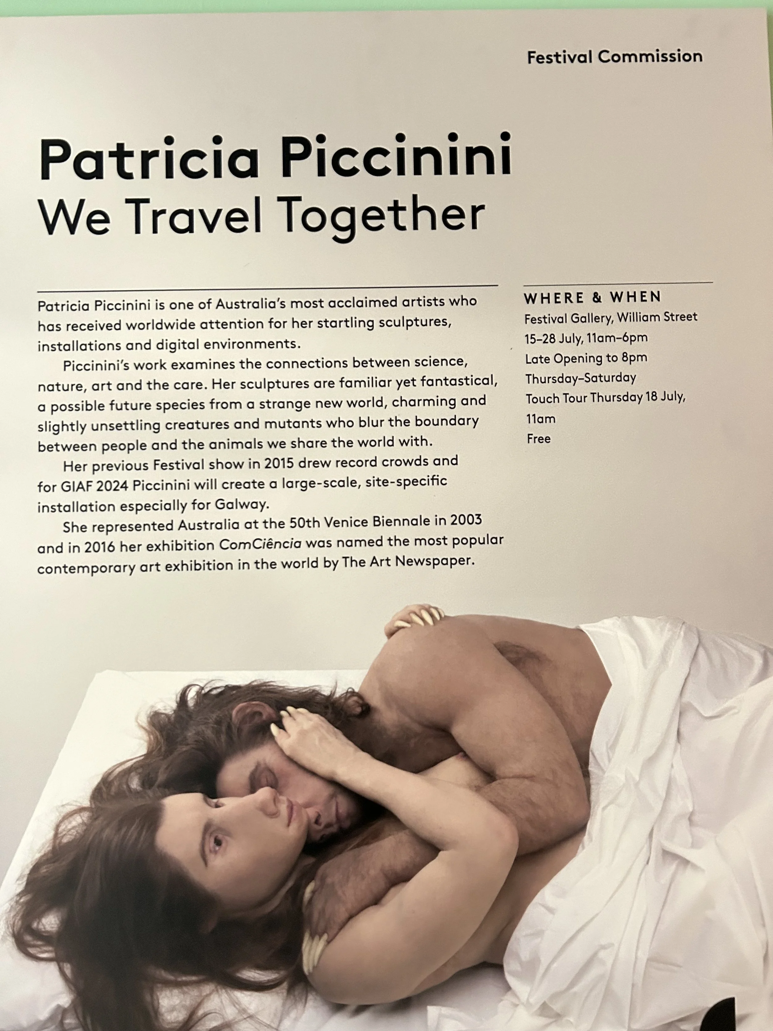Patricia Piccinini's exhibition