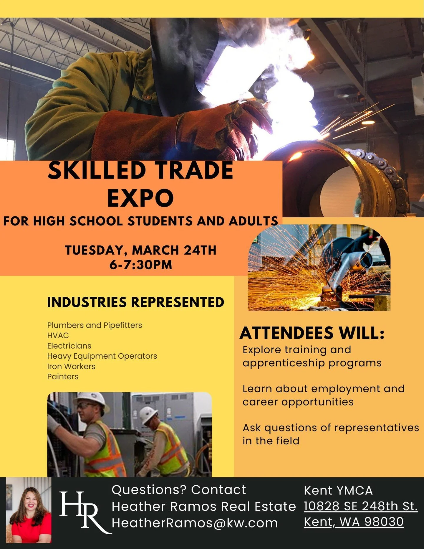I'd love to see you at this Trade's Expo I am hosting at the Kent YMCA!

Tuesday, March 24th 6-7:30p