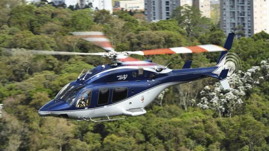 Helicopter saves you time over the busy cities