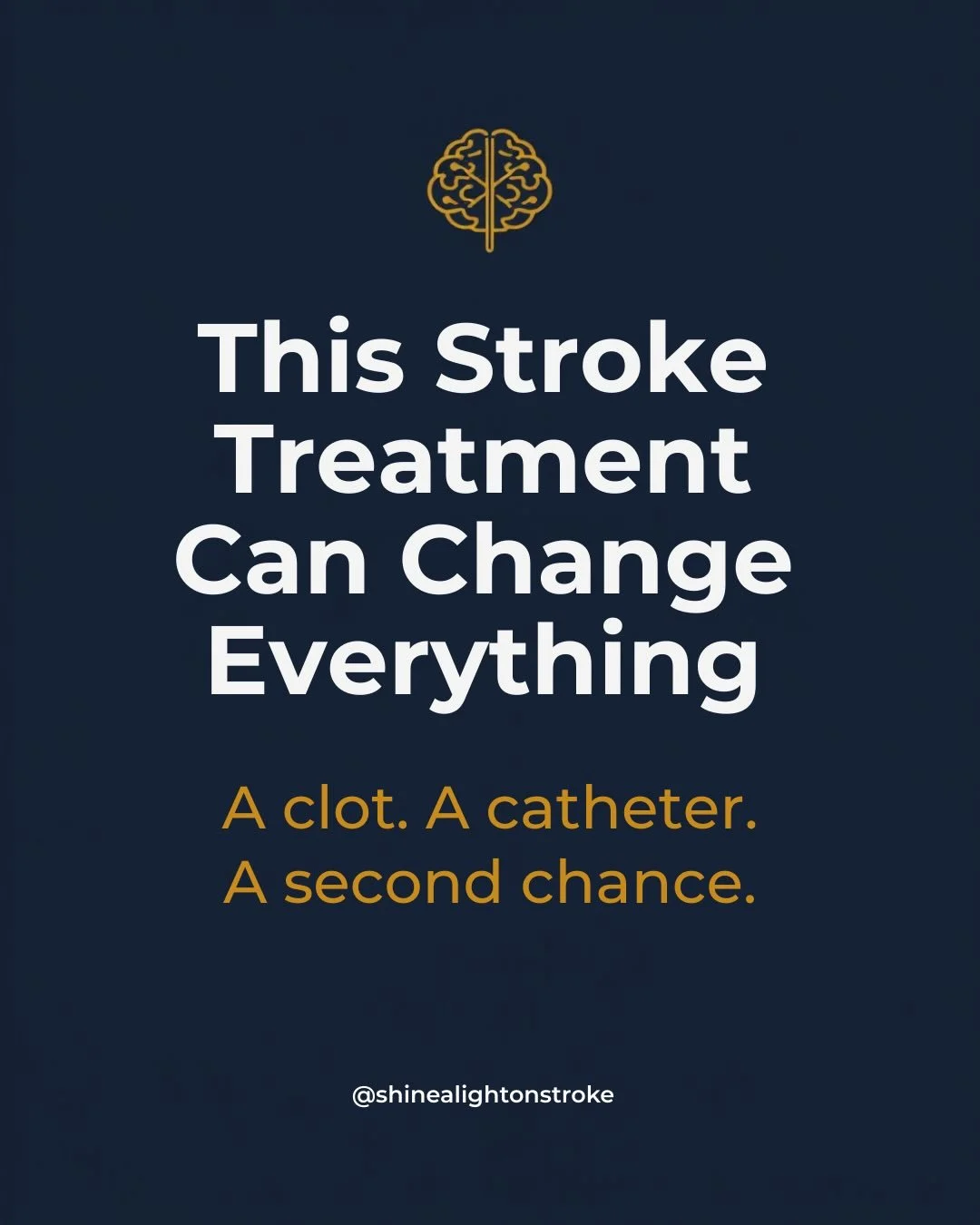 A mechanical thrombectomy is a life-saving stroke treatment that physically removes a clot from a large blood vessel in the brain often restoring blood flow in real time.

⏱️ But here&rsquo;s the truth: time matters.
This procedure is only an option 