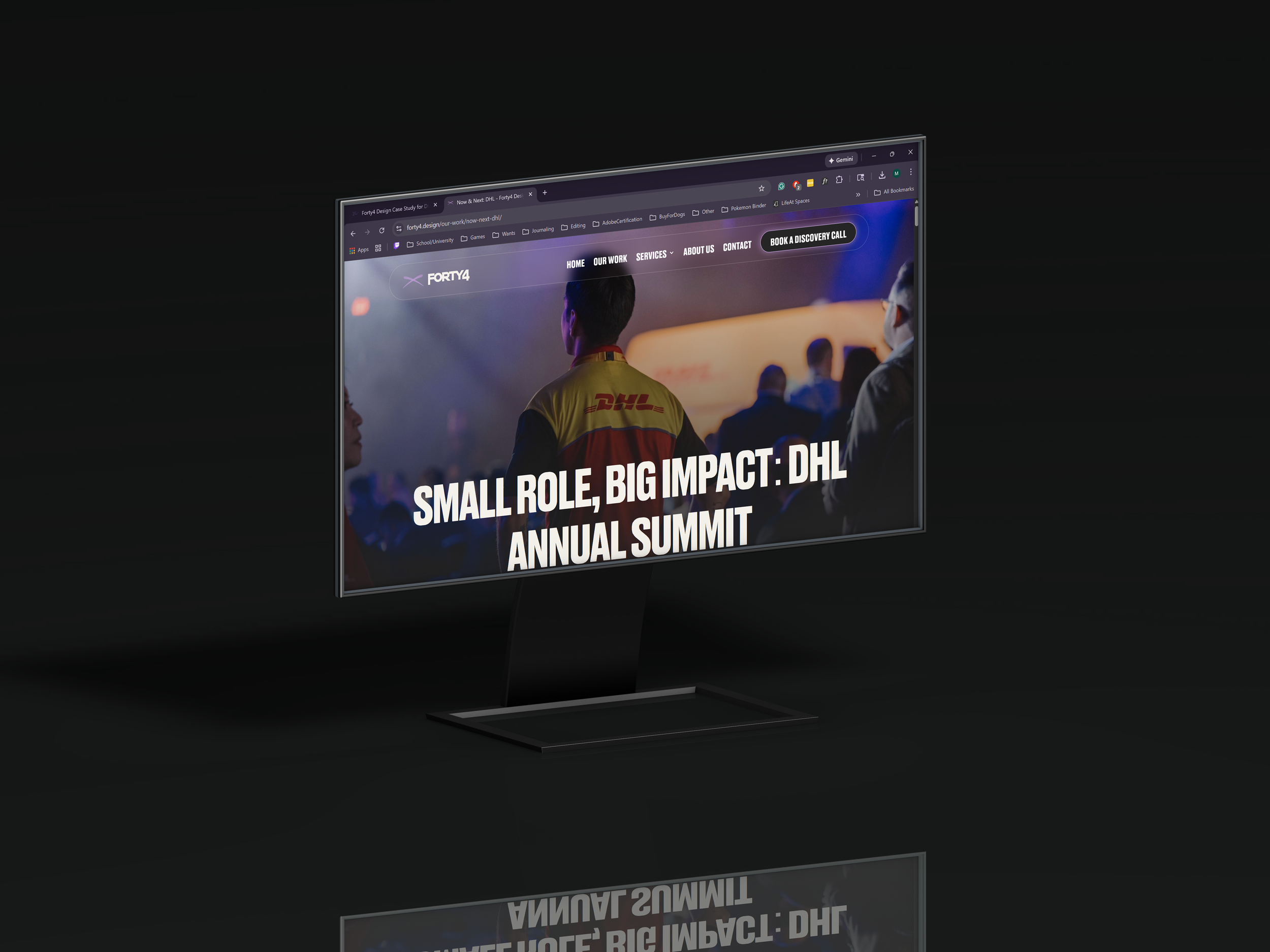 Forty4 Design: Case Study for DHL