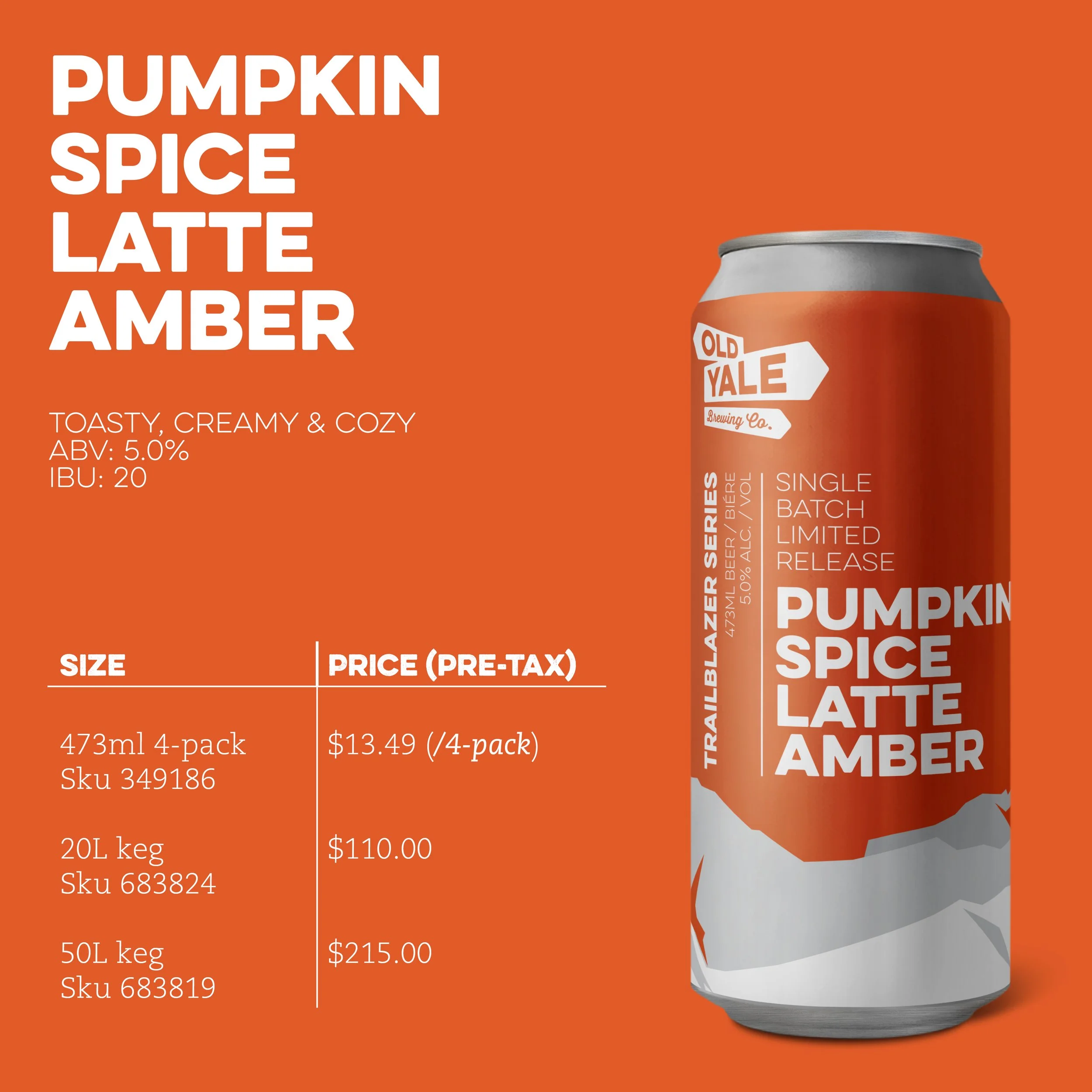 Pumpkin Spice Latte Amber