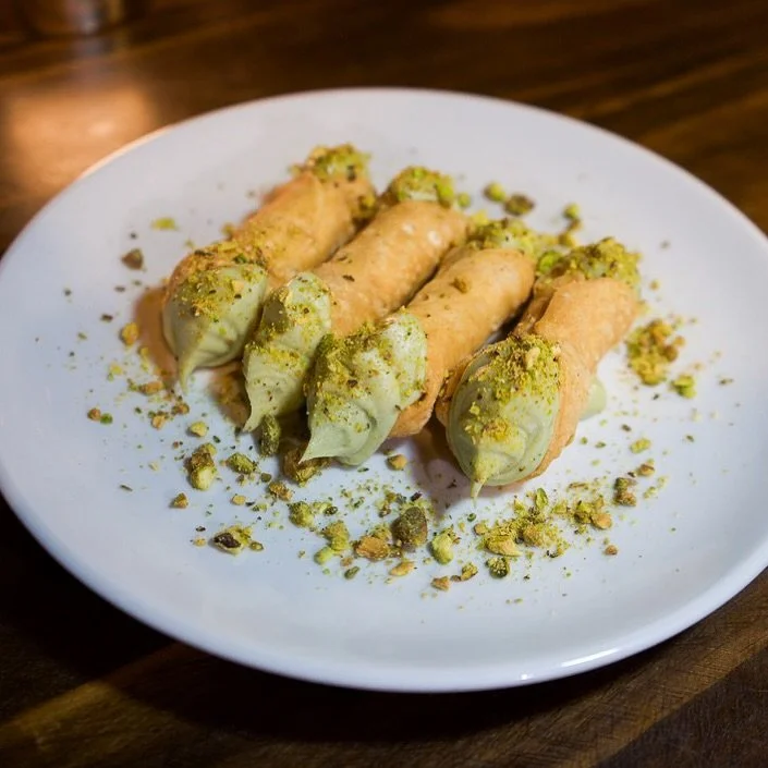 Pistachio Cream Cannoli